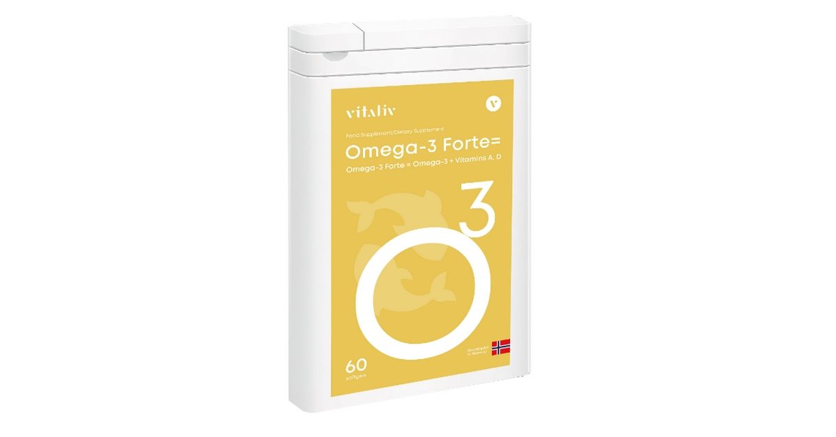 Prøv Omega-3 Forte gratis i 30 dager