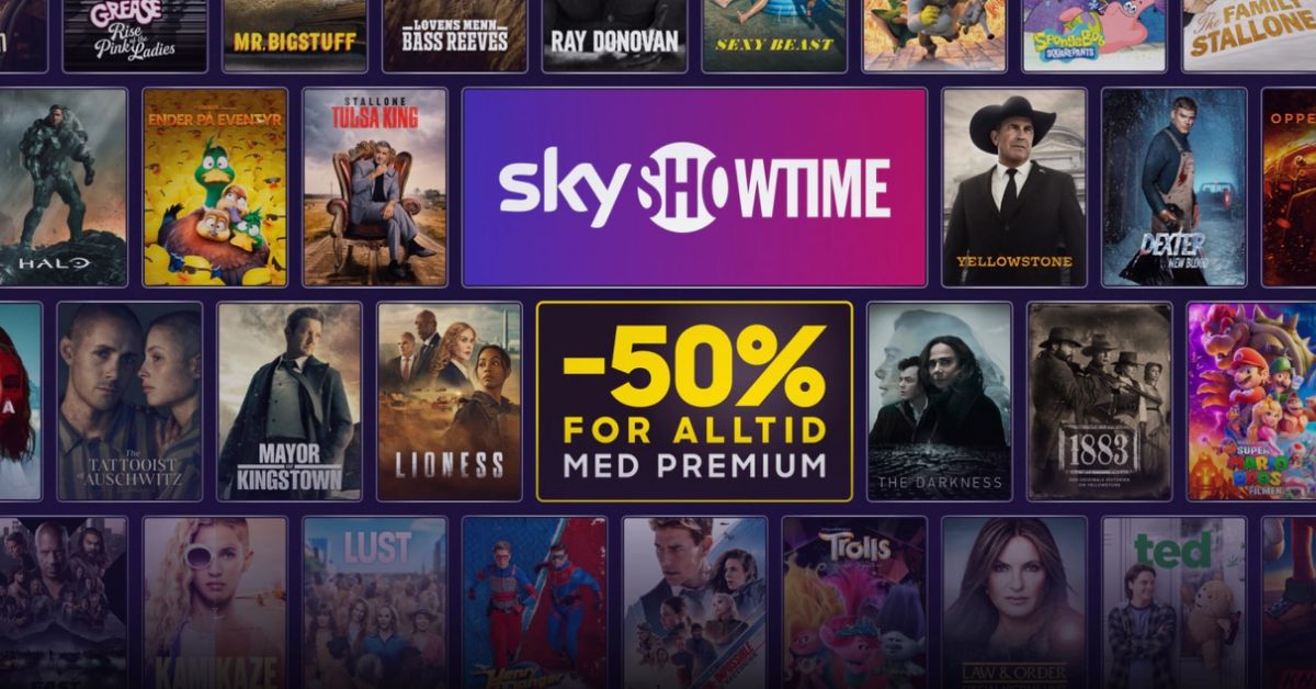 SkyShowtime-tilbud: Få 50% rabatt på Premium for alltid