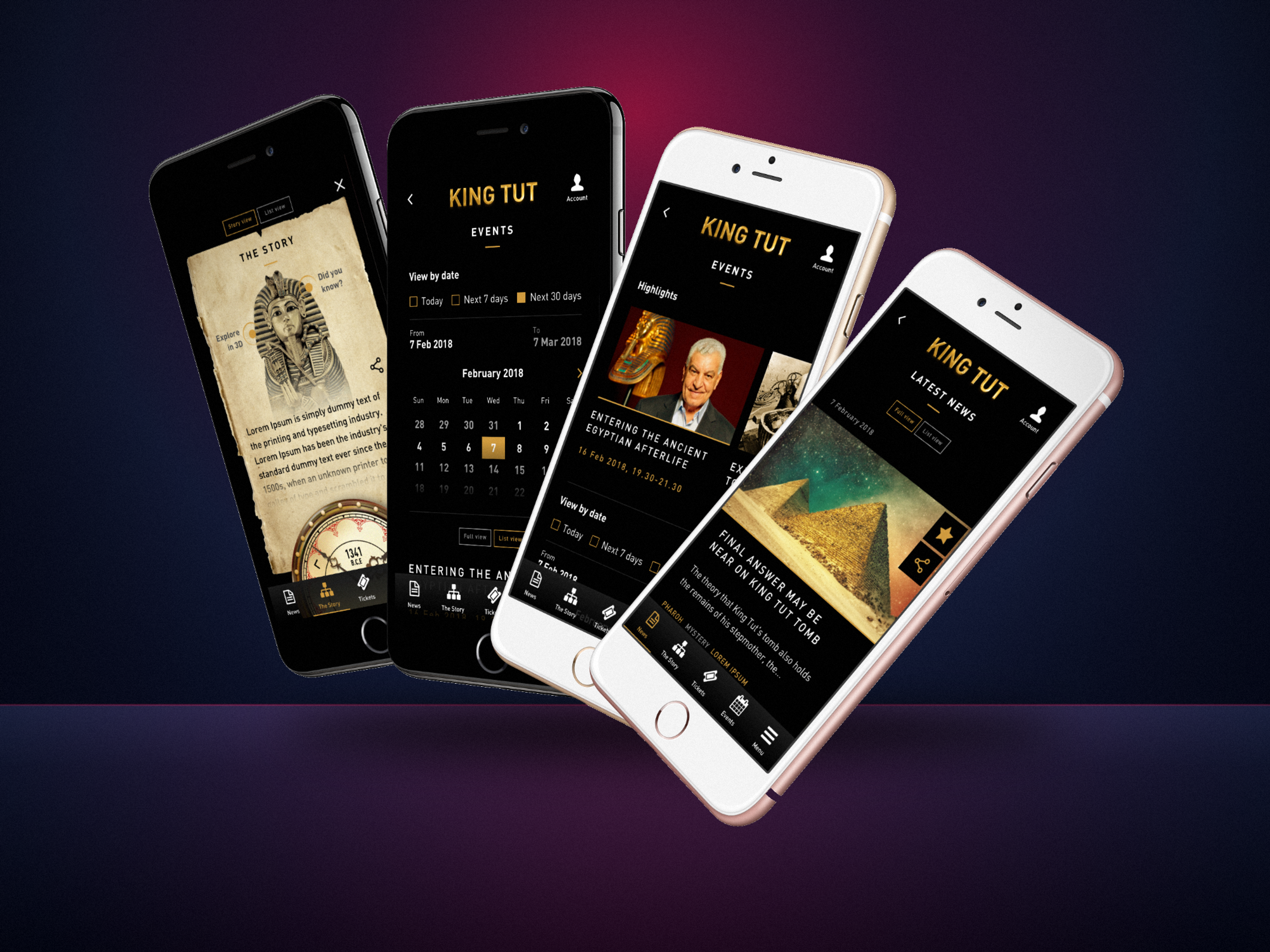 Tutankhamun World Tour: Companion app