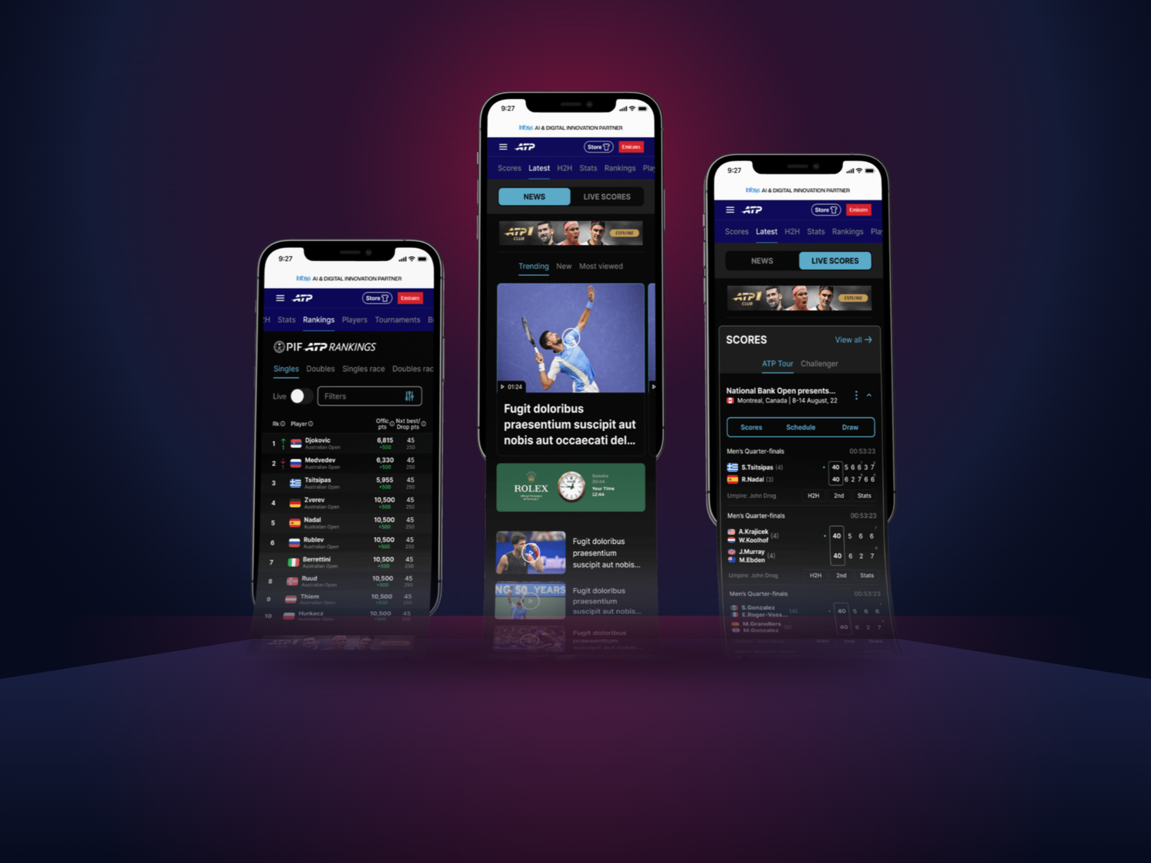 ATP: Mobile rankings, news & scores
