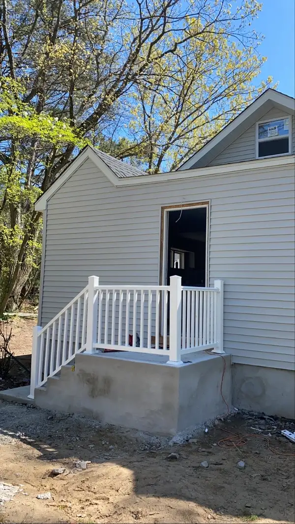 Concrete Porch & Stair Construction with Vinyl Railing System | Full Entry Rebuild | Clementon, NJ