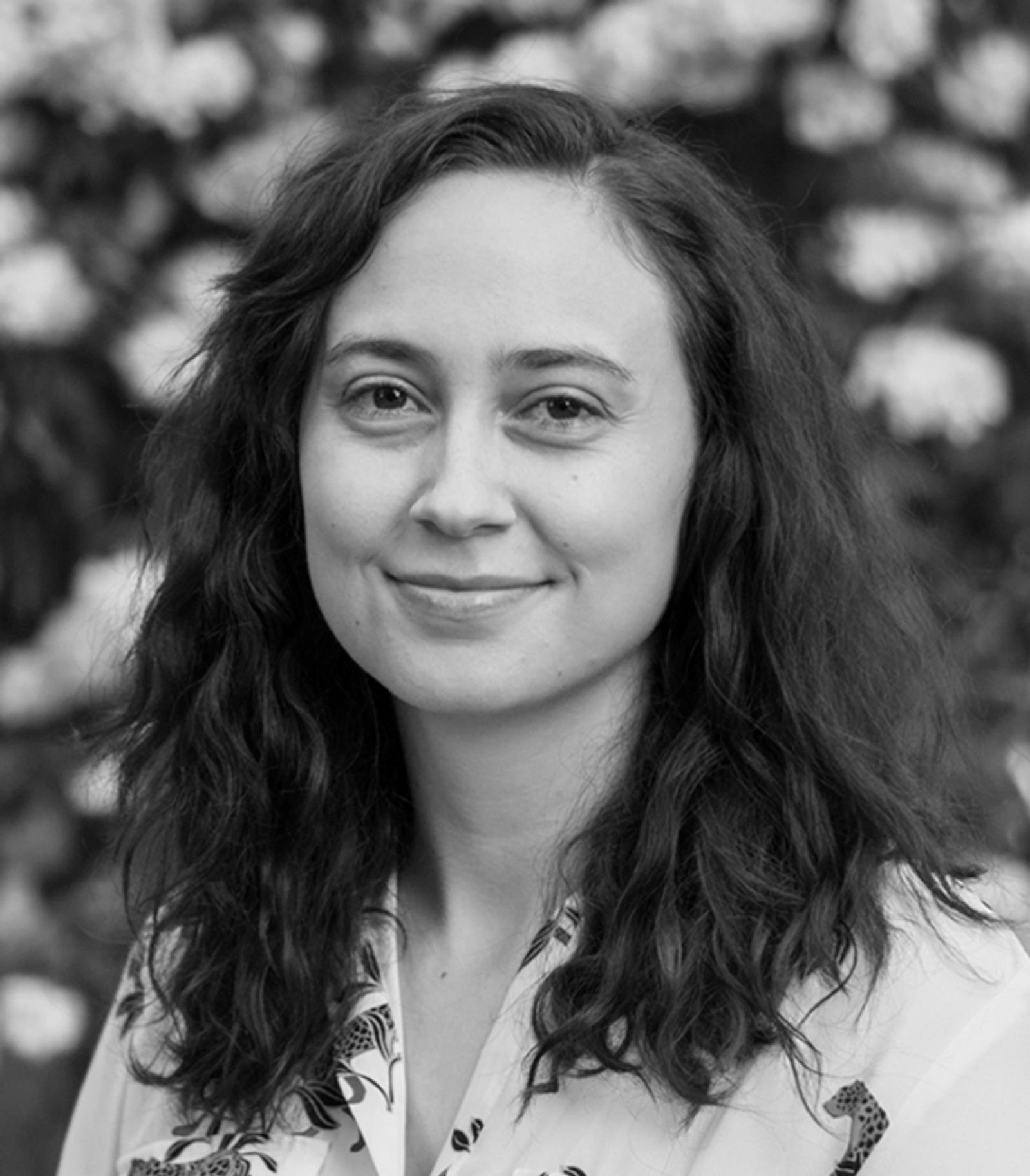 headshot of Keelah Williams, black and white