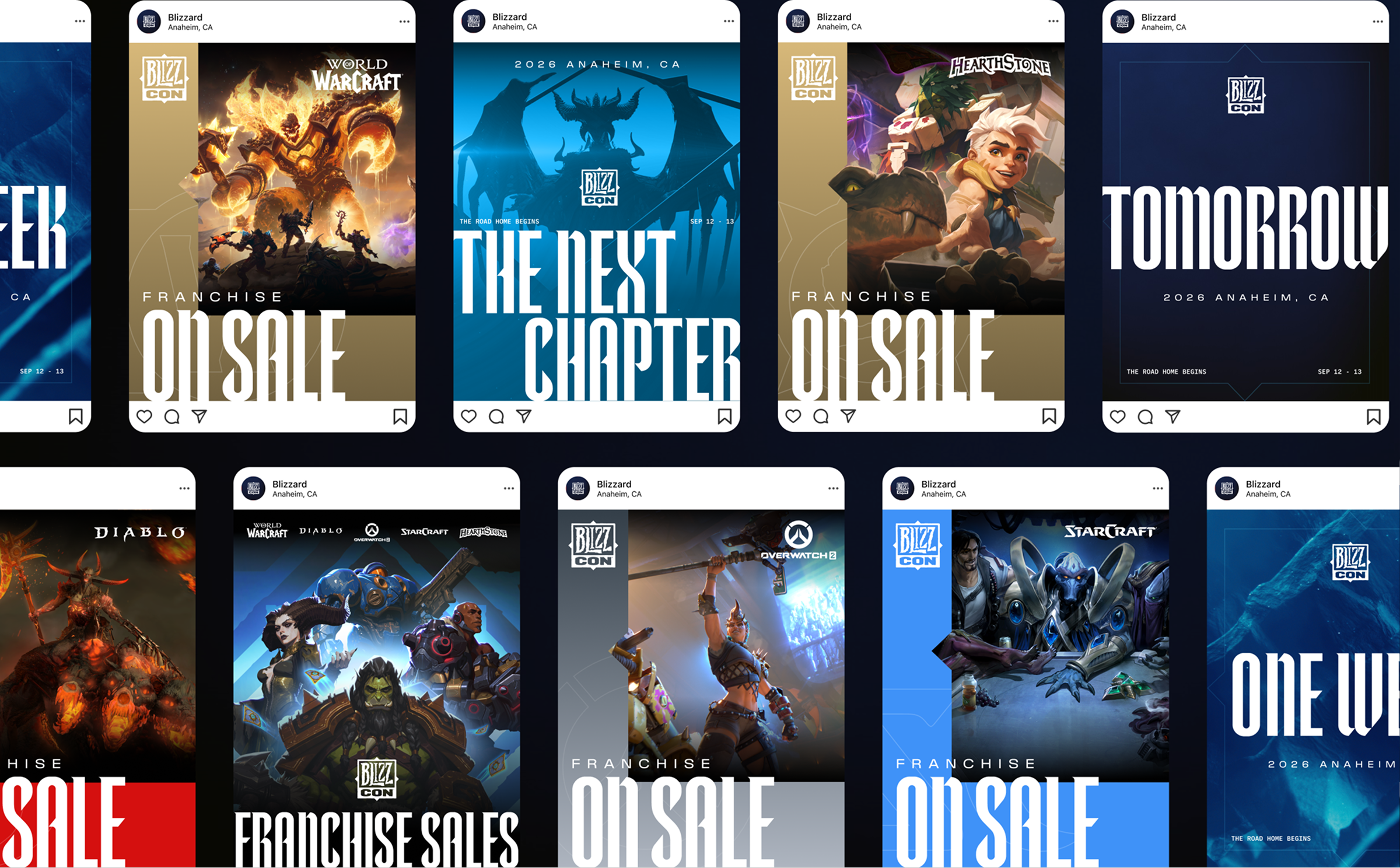 blizzard social media posts