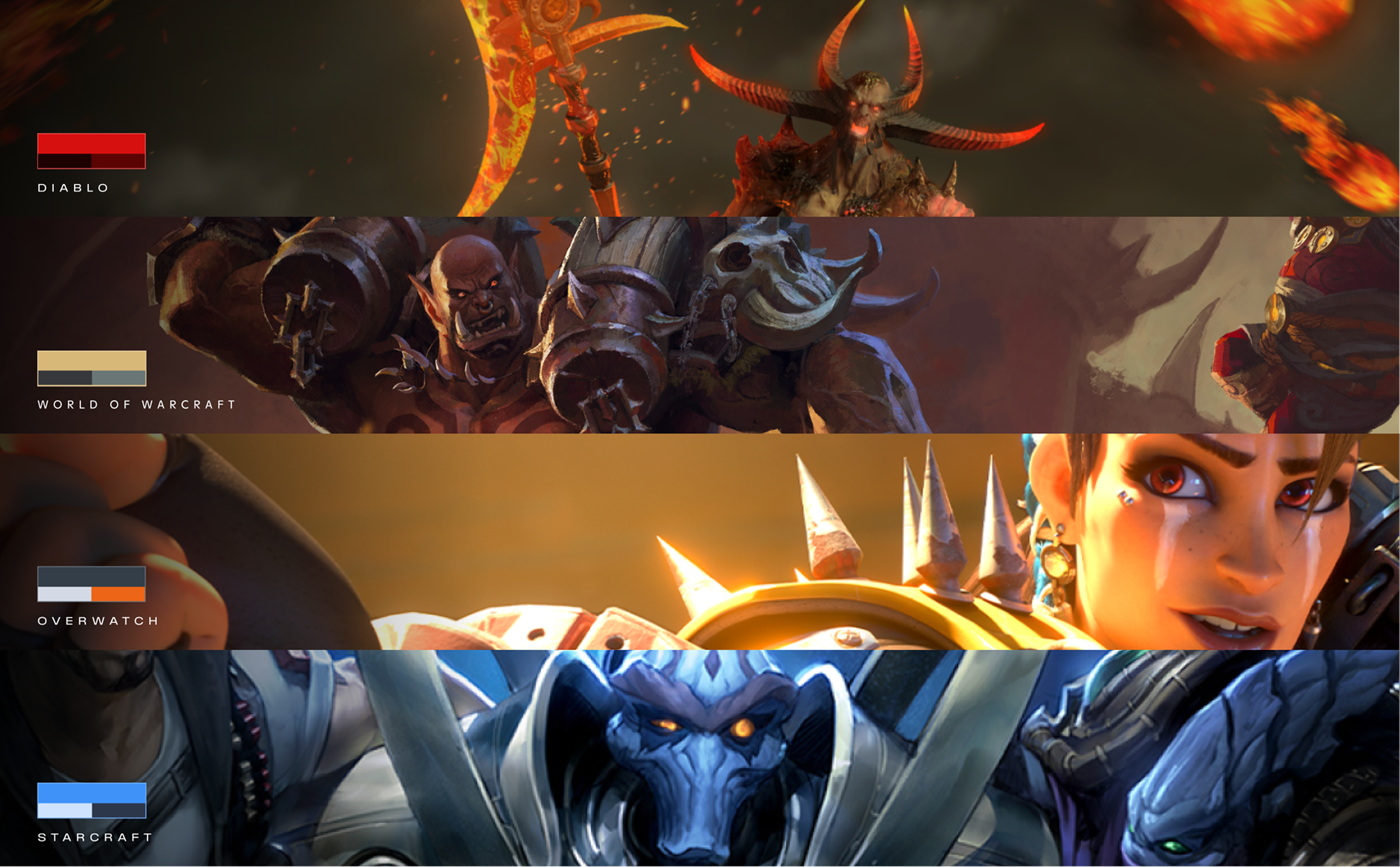 Blizzard games horizontal