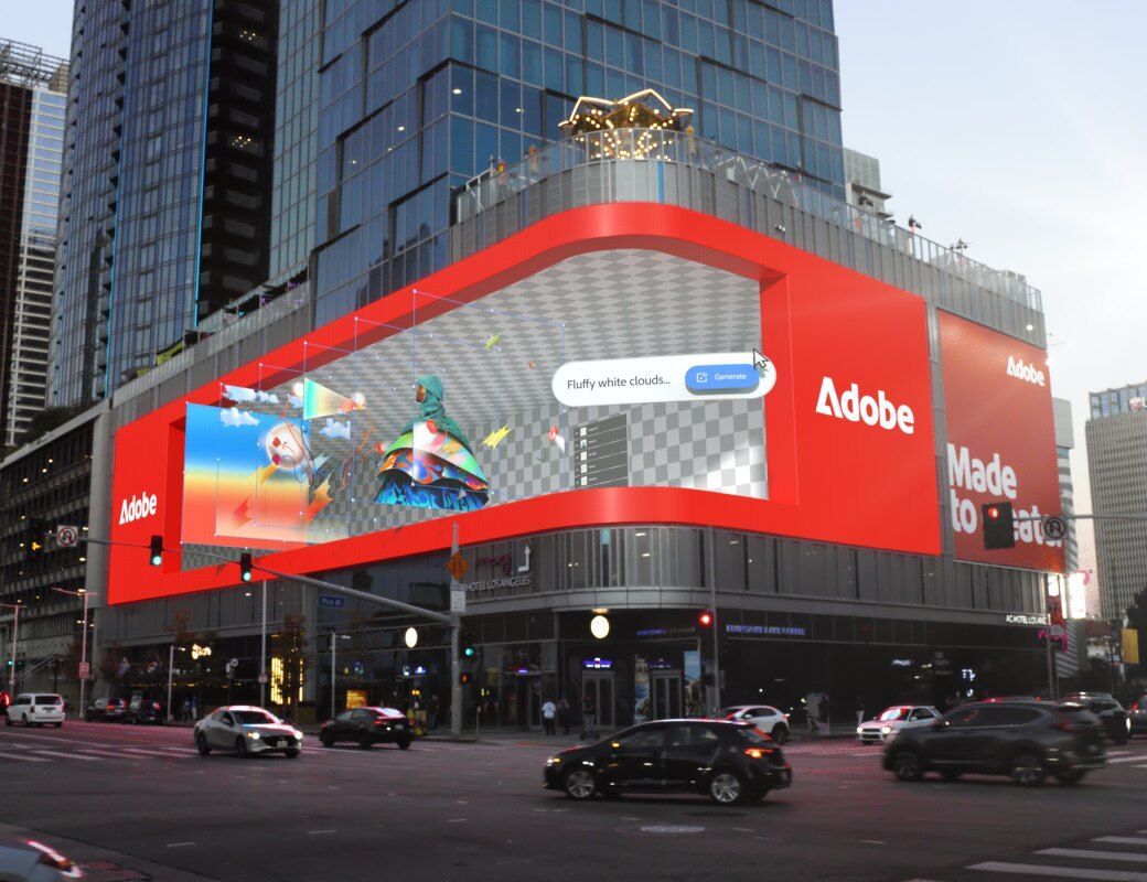 Adobe Max content on screen