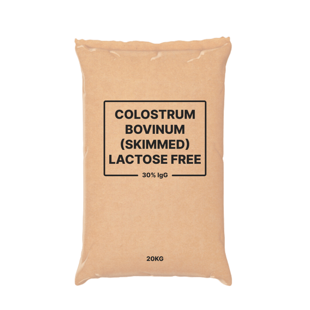 Colostrum Bovinum - COLOSTRUM BOVINUM (SKIMMED) LACTOSE FREE 30% IgG COLOSTRUM BOVINUM (SKIMMED) LACTOSE FREE 30% IgG