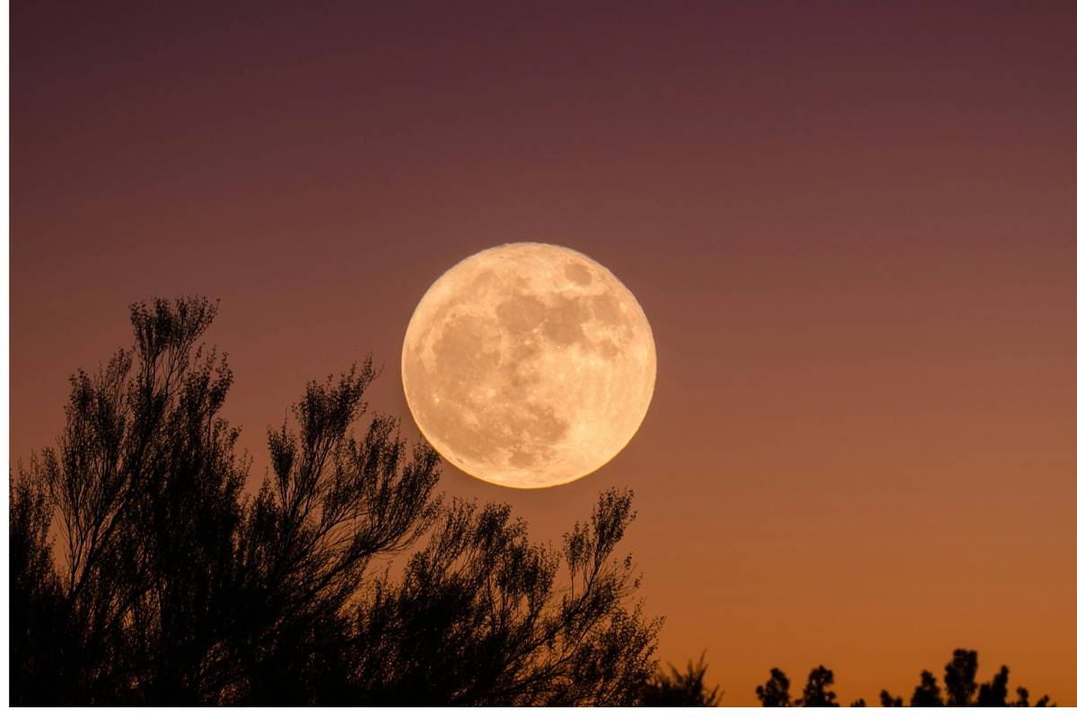 October's Hunter's Moon rises October 25 near Saturn in UK and US skies