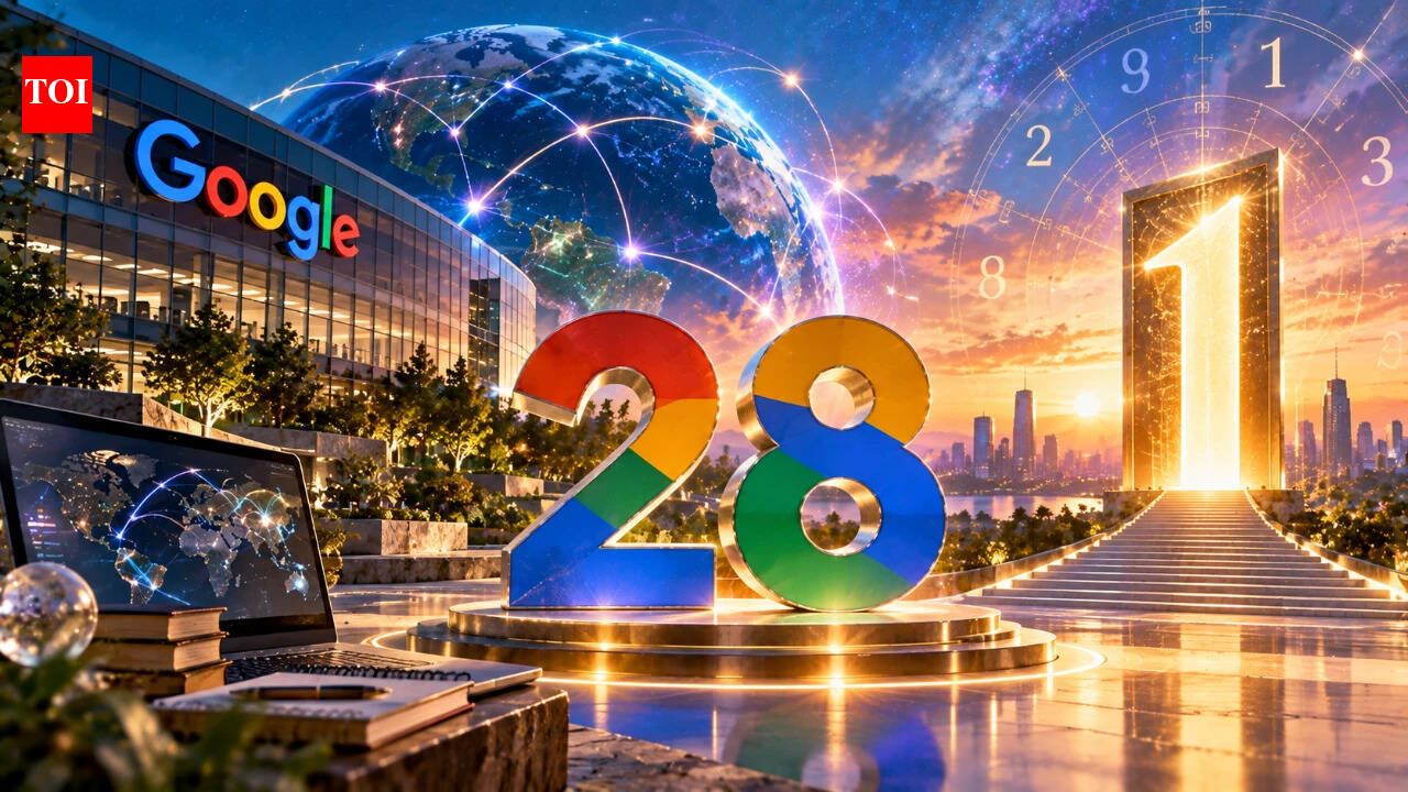 Google's 28th birthday on September 27 lands on a numerology-favored number 1
