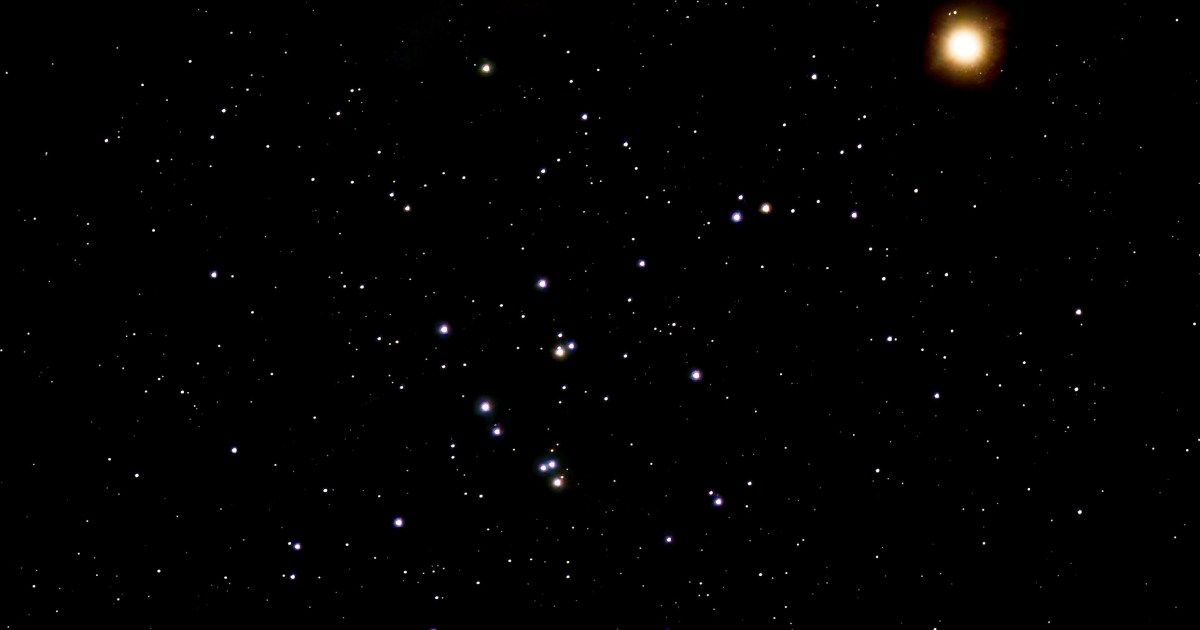 Mars crosses the Beehive star cluster in Cancer through October 12