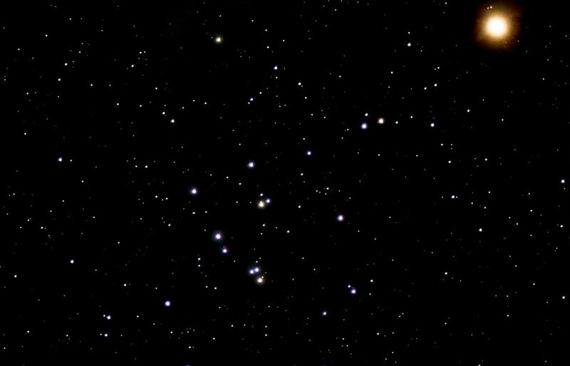 Mars crosses the Beehive star cluster in Cancer through October 12