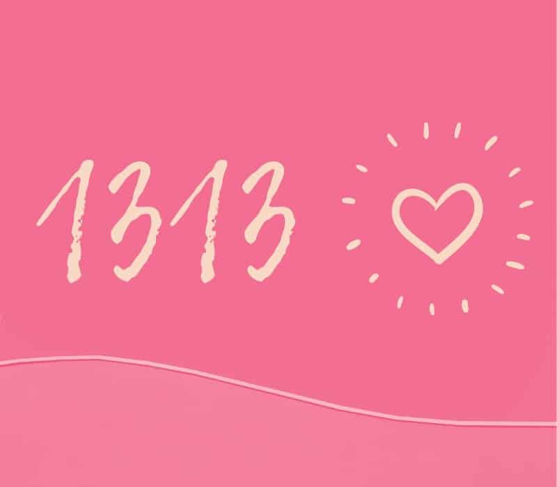 angel number 1313 love