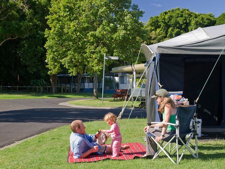 Caravan Park at Evans Head Reflections Holiday Park