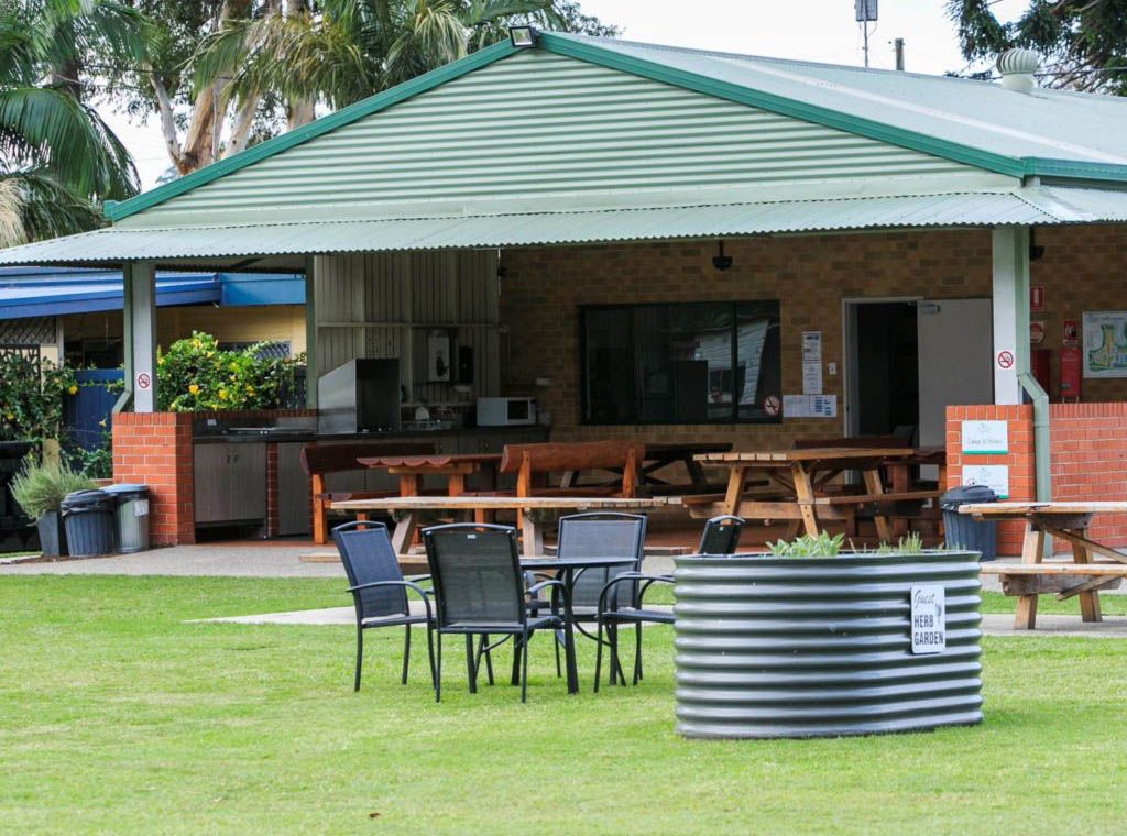 Coffs Harbour camp kitchen outside