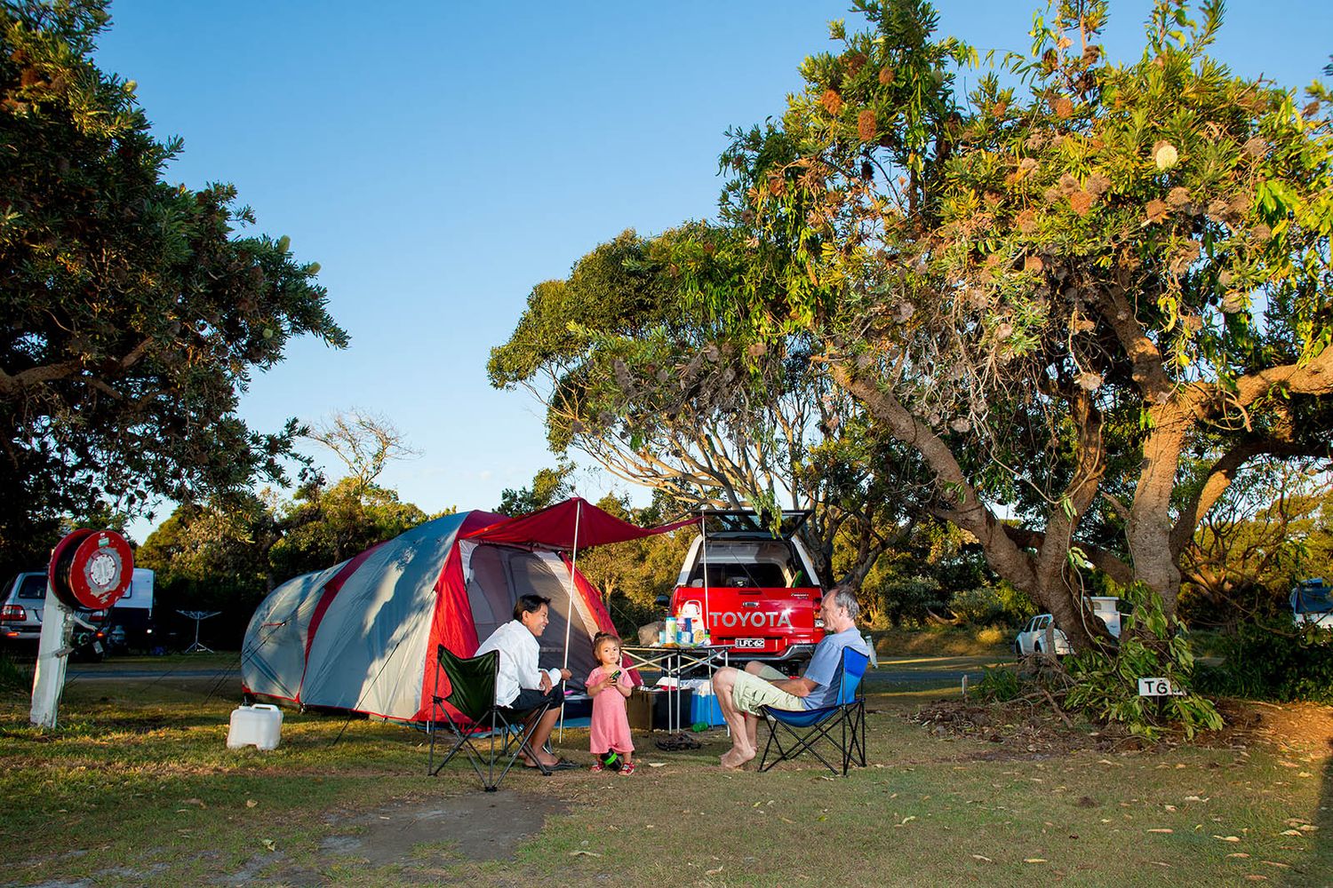 Campsites at Lennox Head Reflections Holiday Park