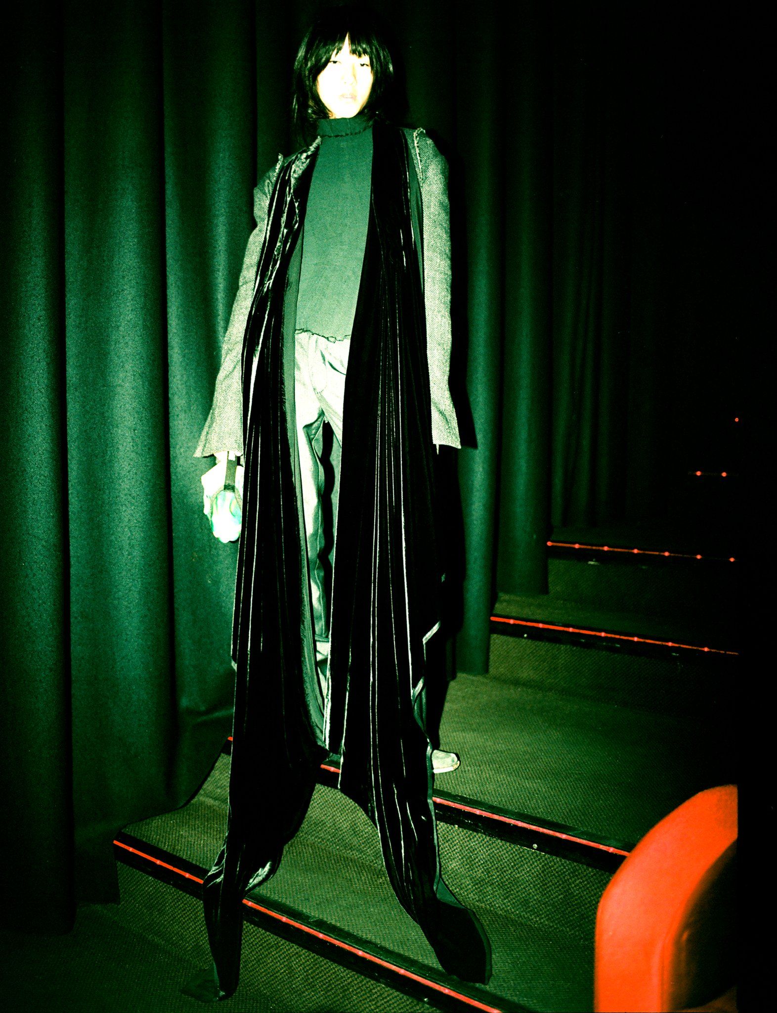 Velvet doll jacket 