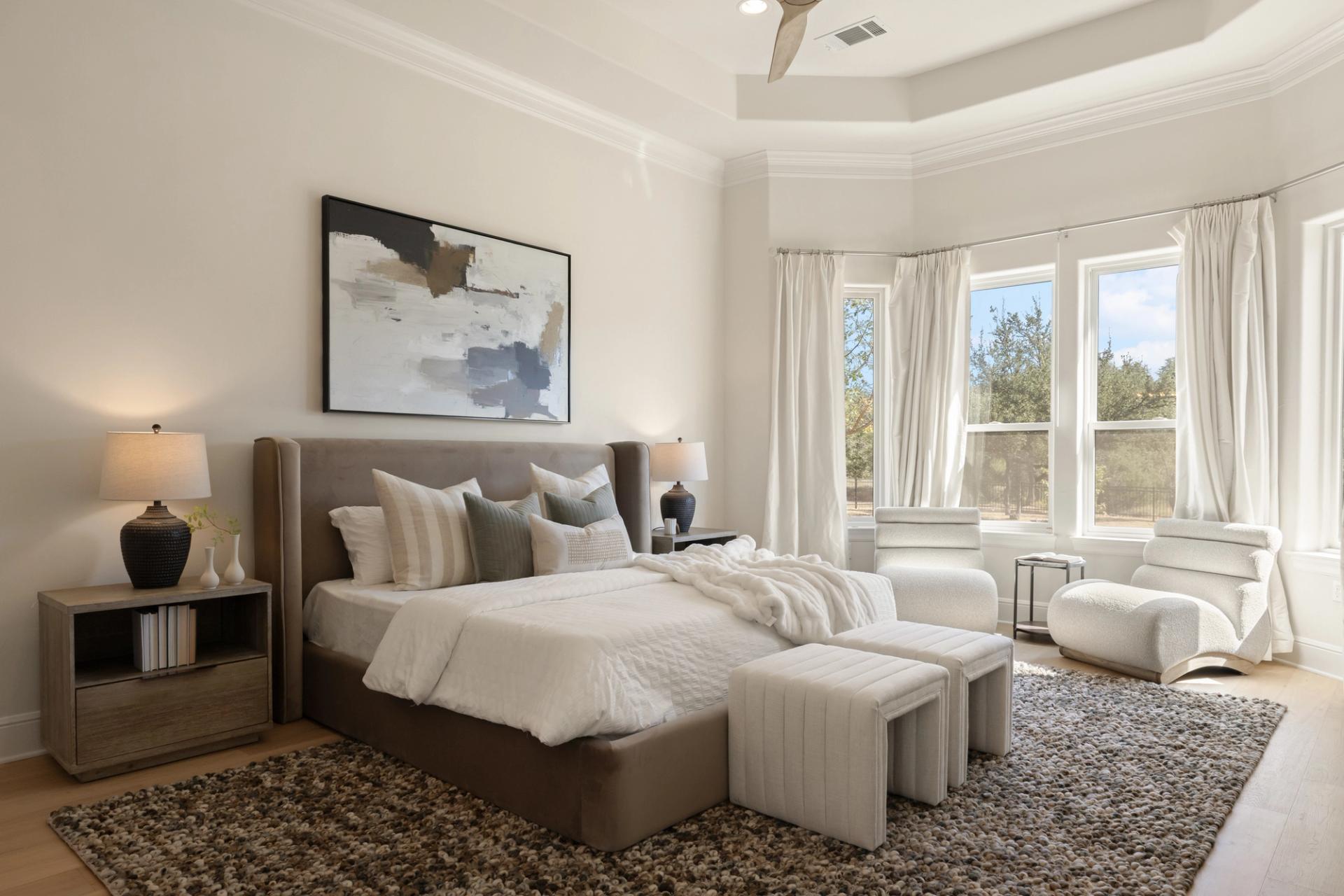 Elite Austin Luxury Home Staging Texas Bedroom
