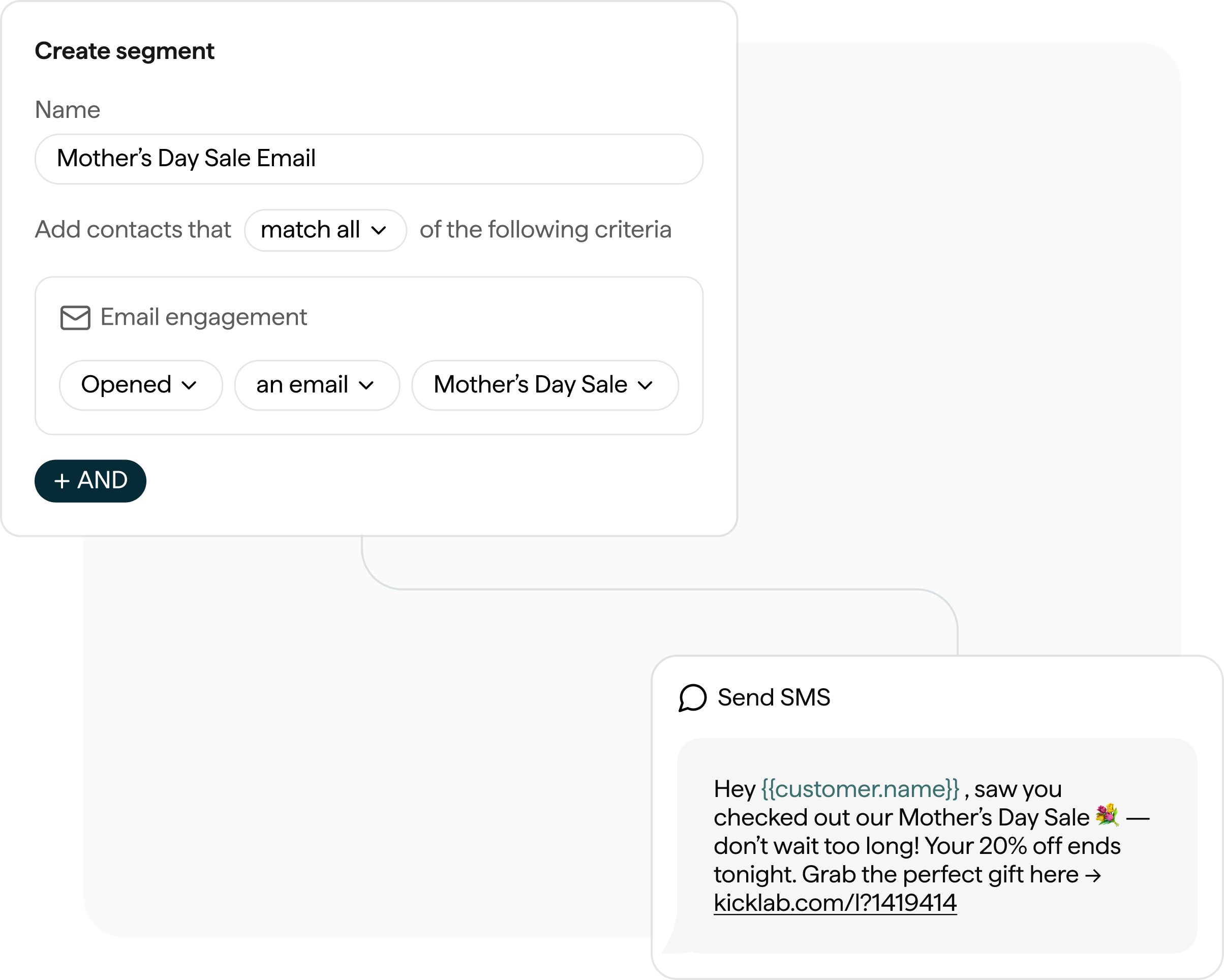 One platform for SMS and email success