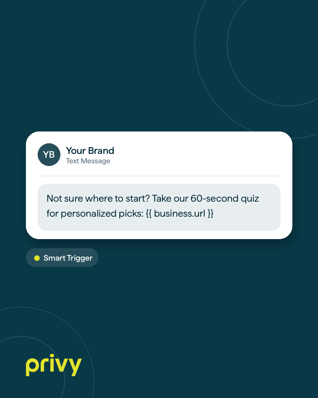 Find your match quiz SMS