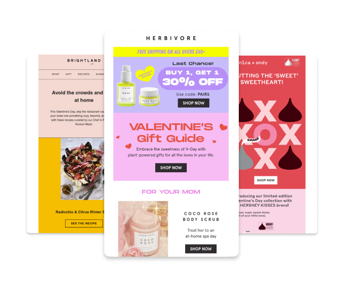 valentine's day emails