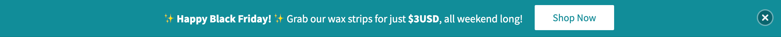 Bryght Annoucement Bar Example