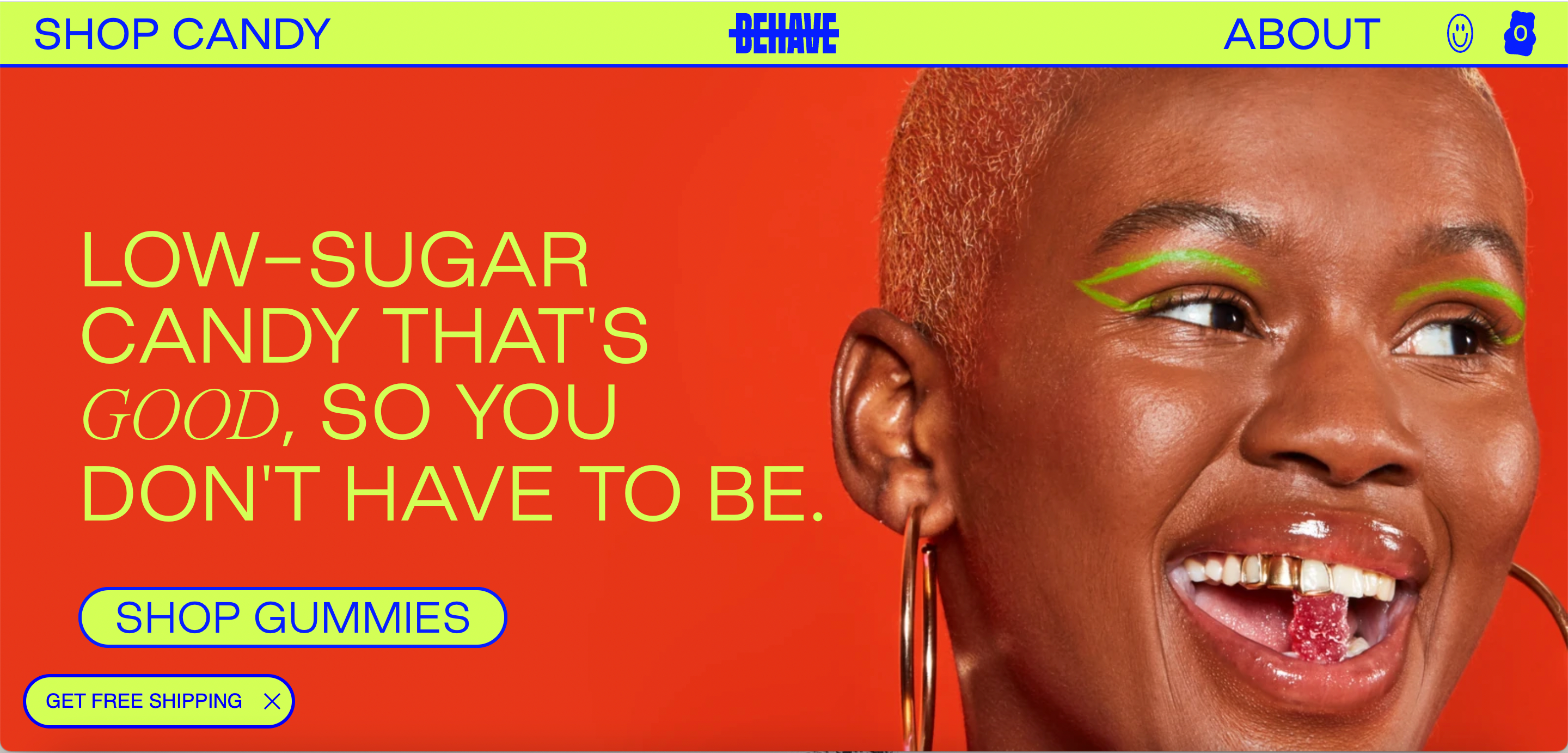 Screenshot from Behave's website