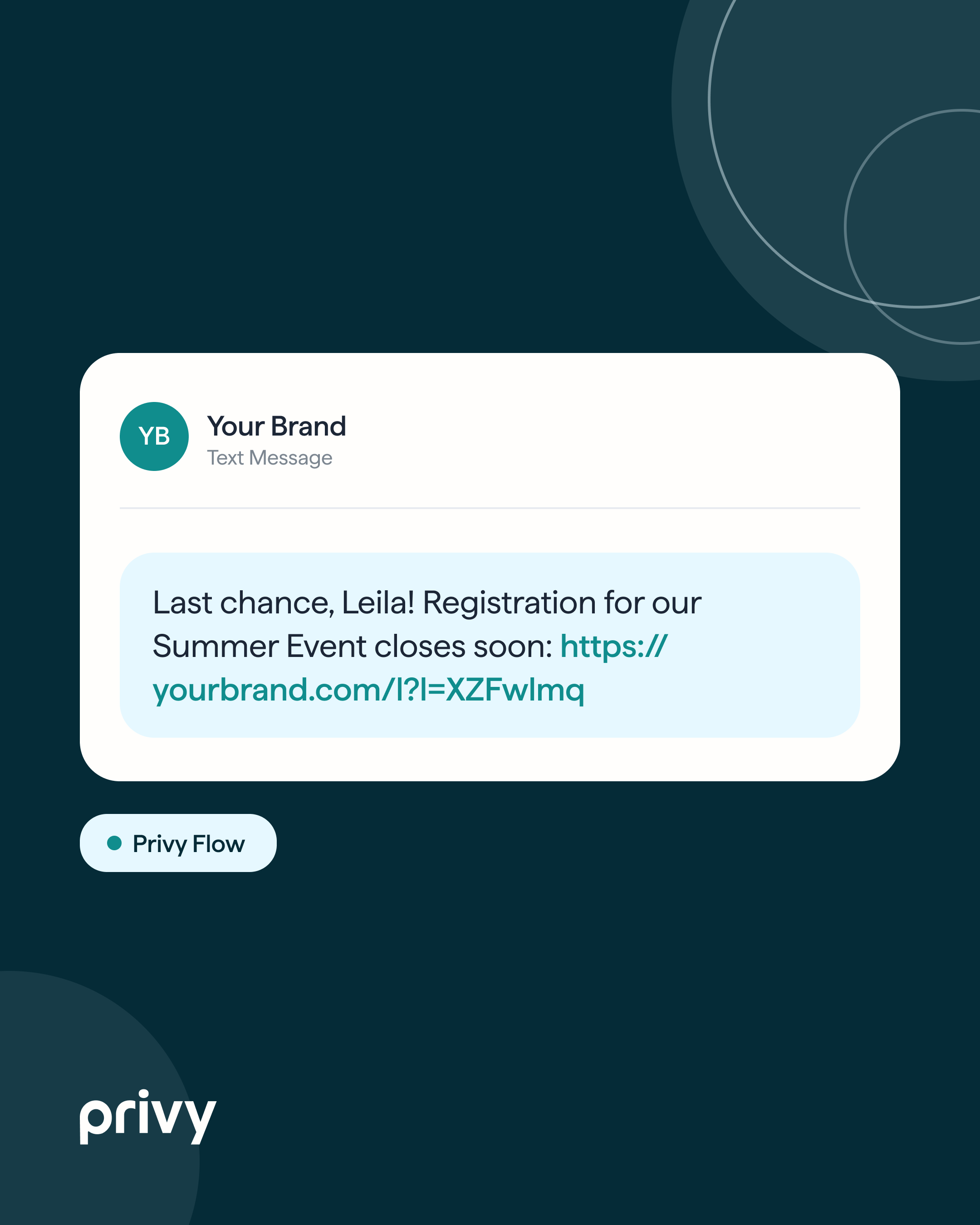 Last call to register SMS
