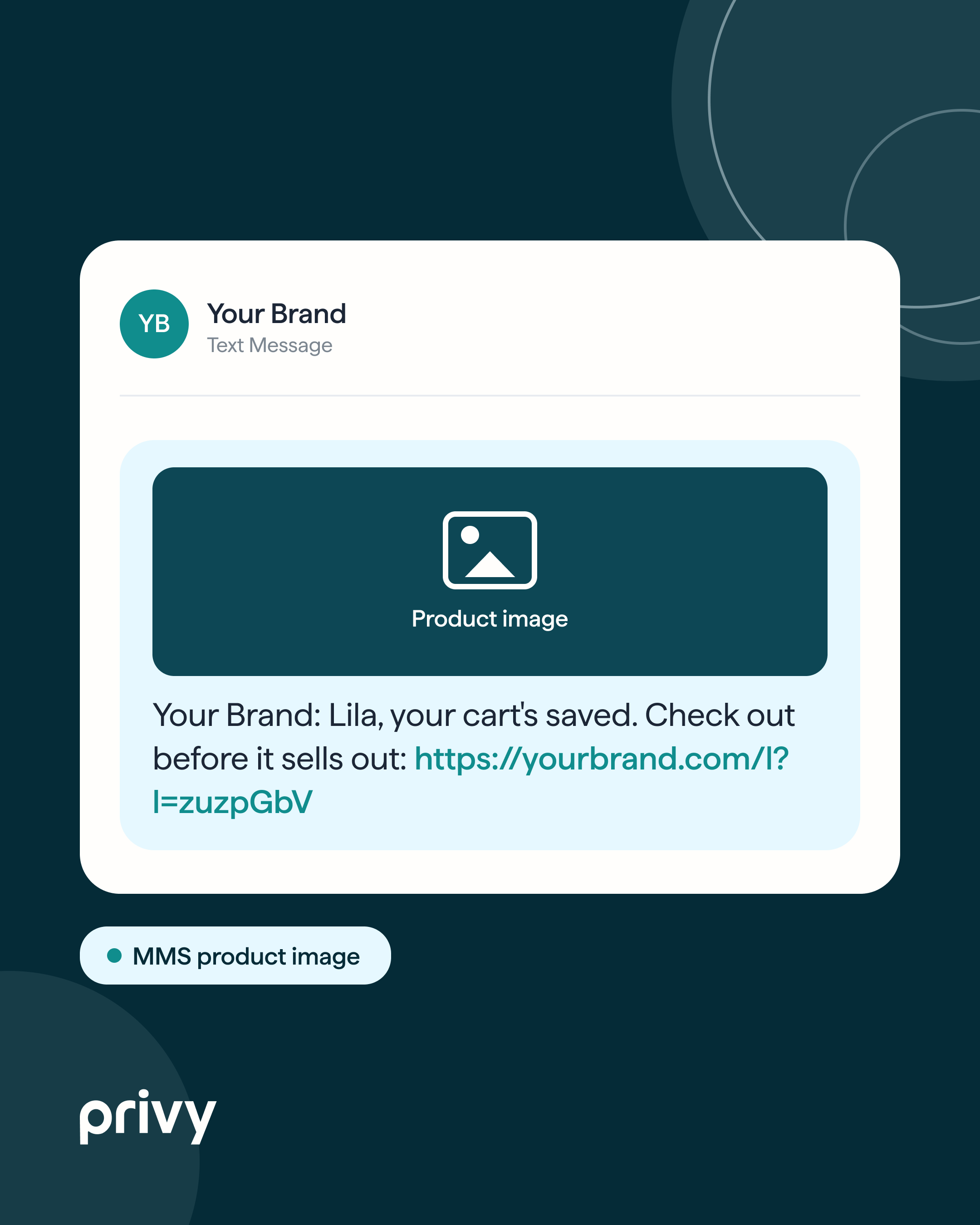 Abandoned cart standard reminder SMS