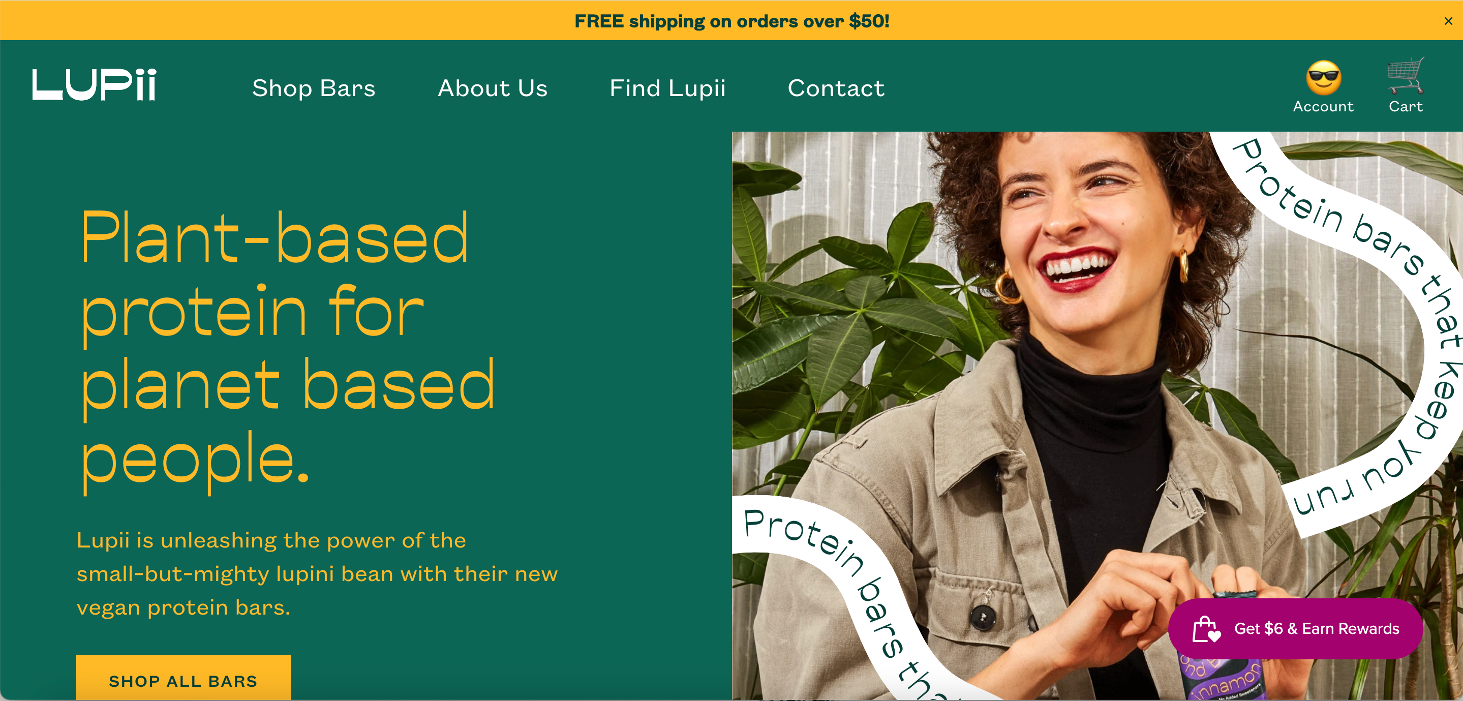 Screenshot from Lupii's website