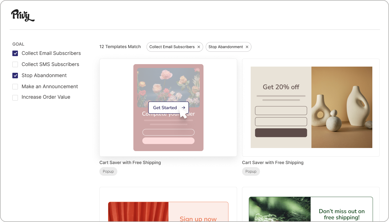 High converting templates out of the box