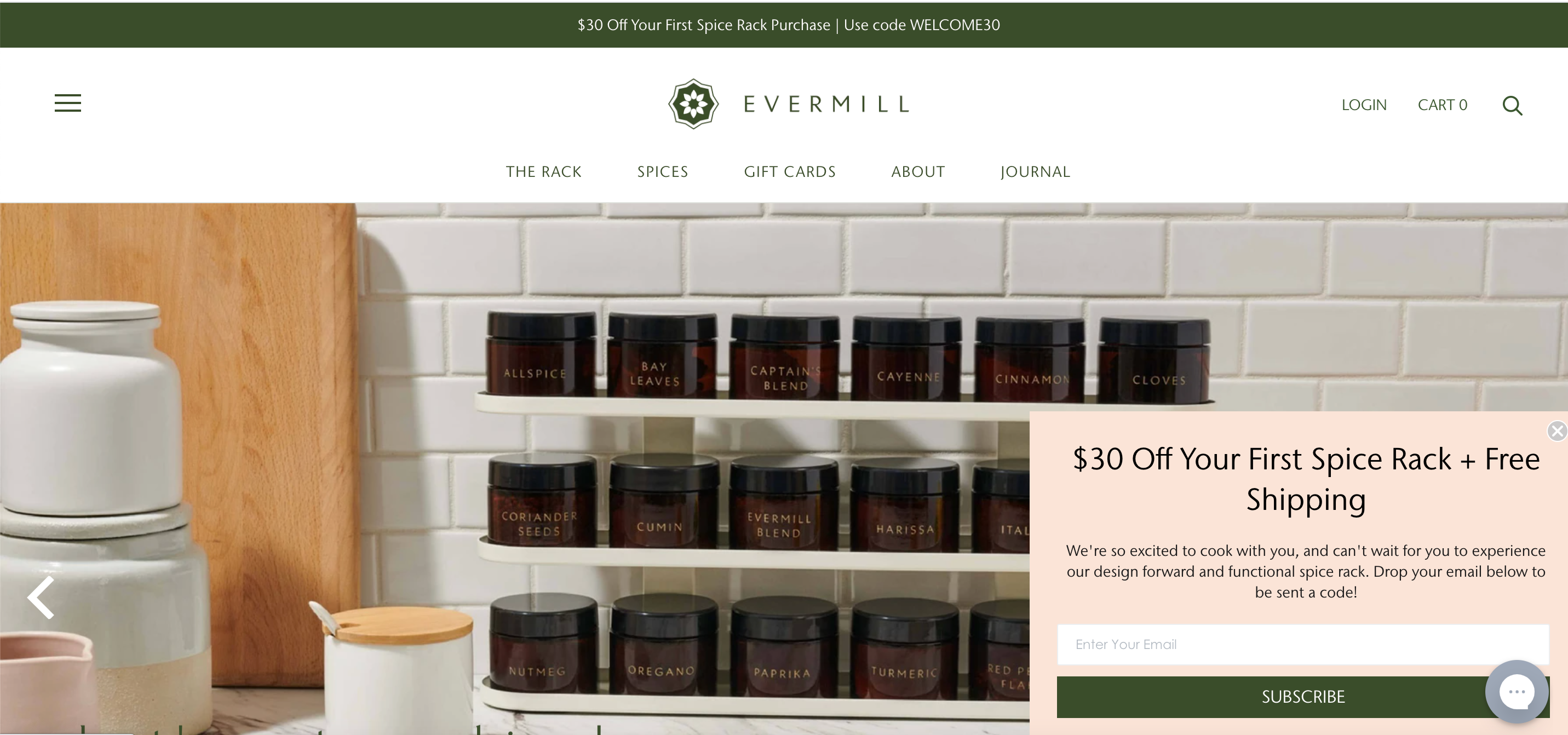 Screenshot from Evermill's website