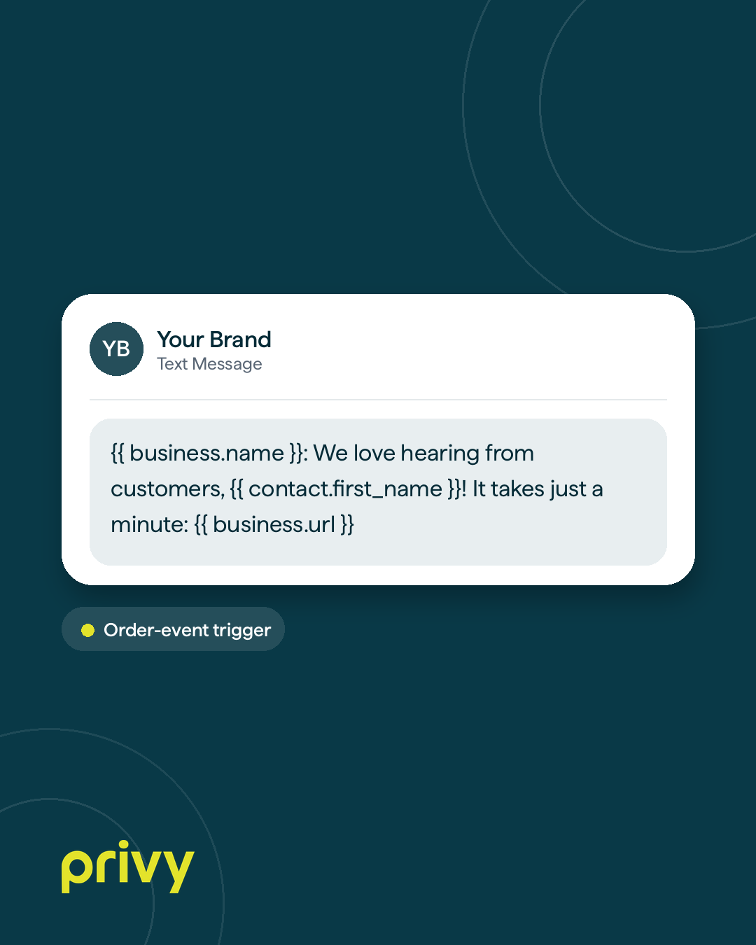 Feedback request SMS