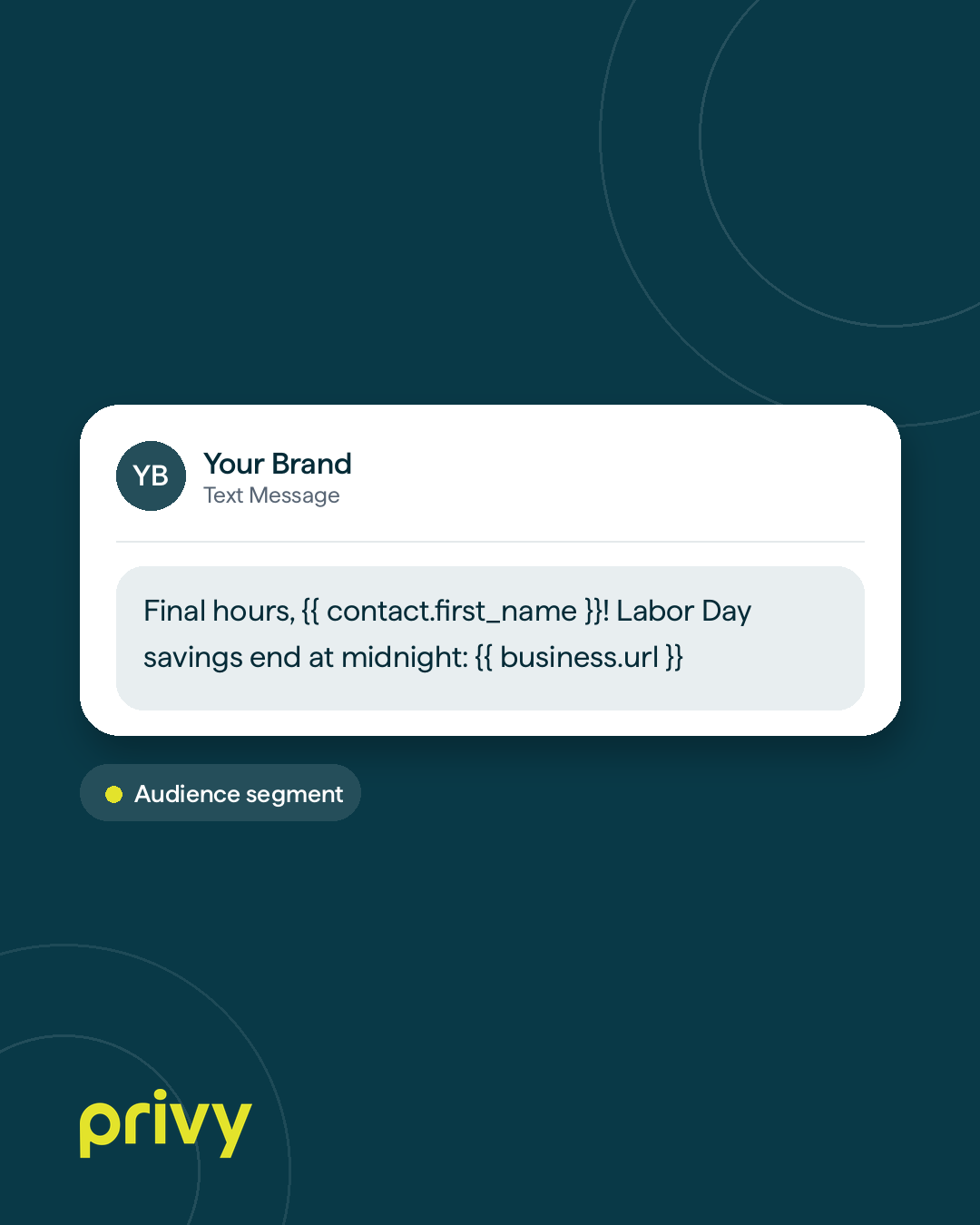 Last Call, Labor Day SMS