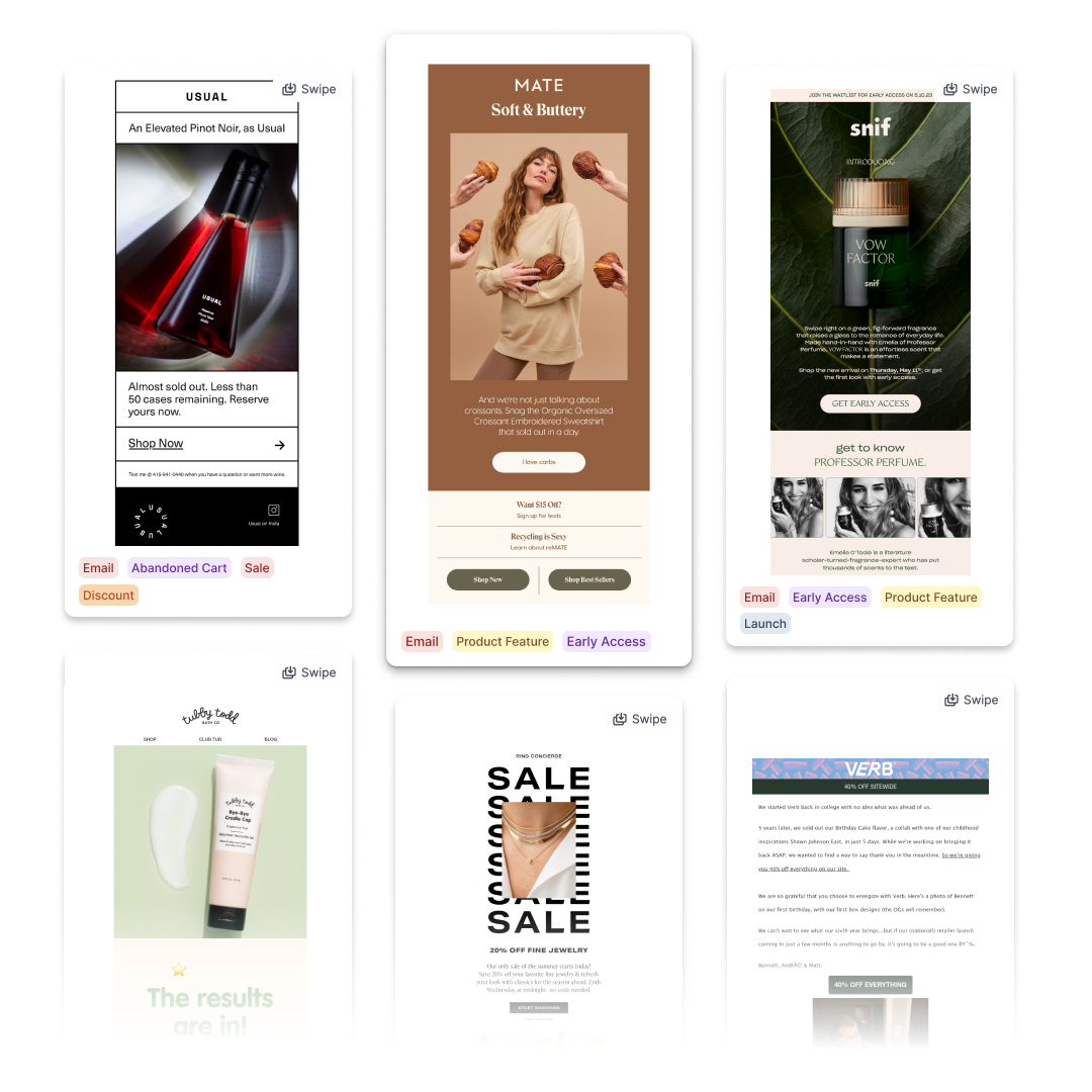 700+ Emails, Texts & Offers for Your Store