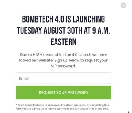 bombtech 4.0 popup example