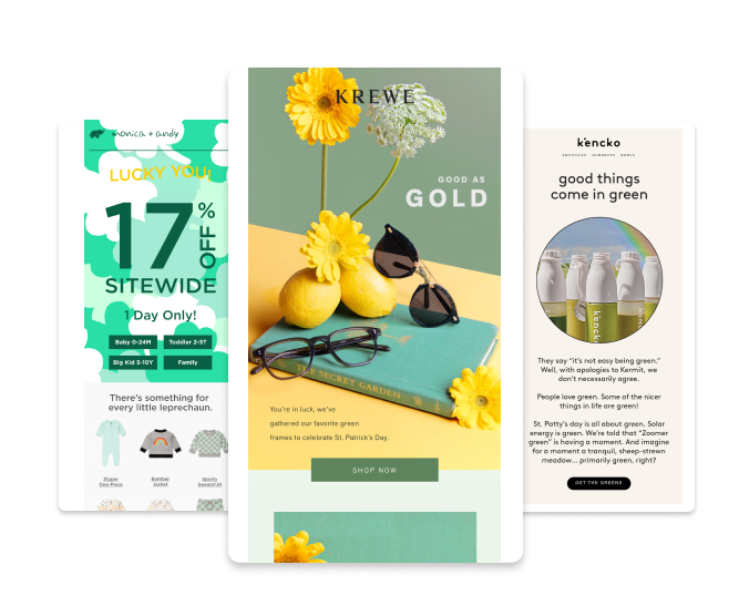 st patricks day emails