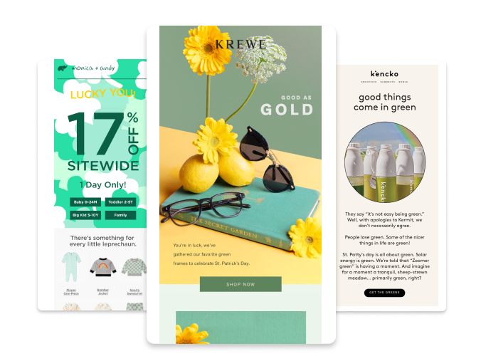 st patricks day emails