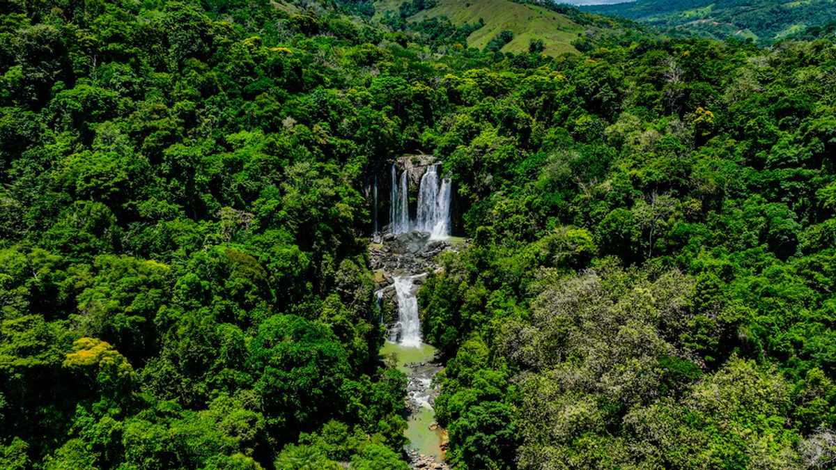 Just Over 3 Acres Riverfront Land in Platanillo Above Dominical
