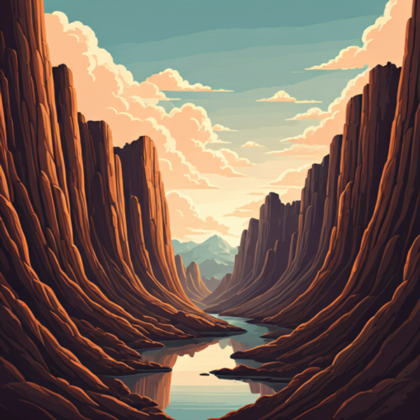 Canyon illustration