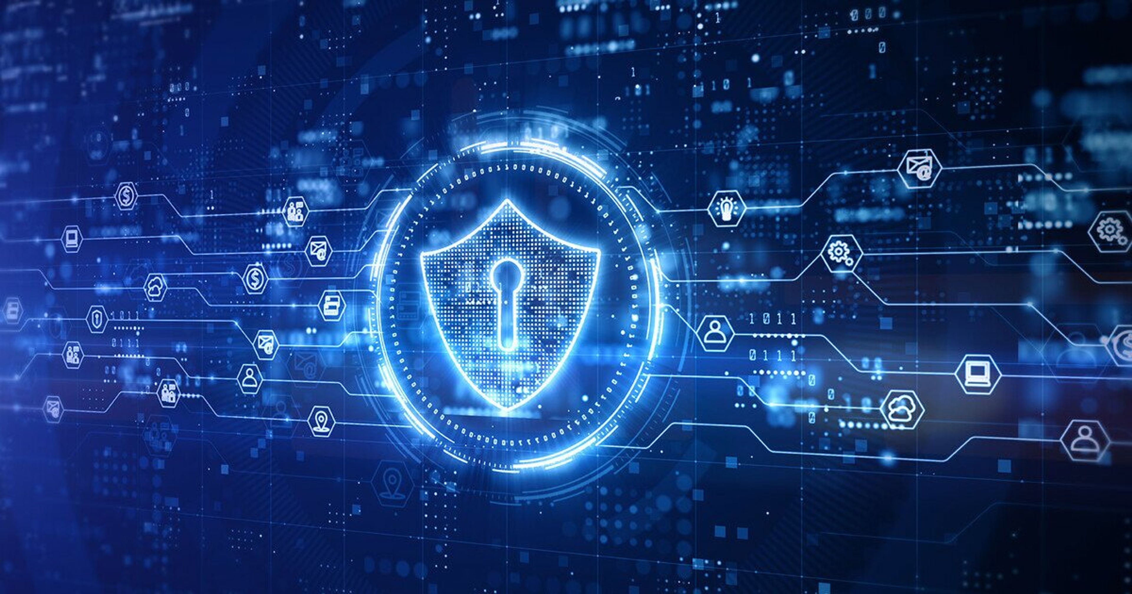 A visual representation of a microchip with layered encryption and PUF circuitry, highlighting advanced data protection technologies.