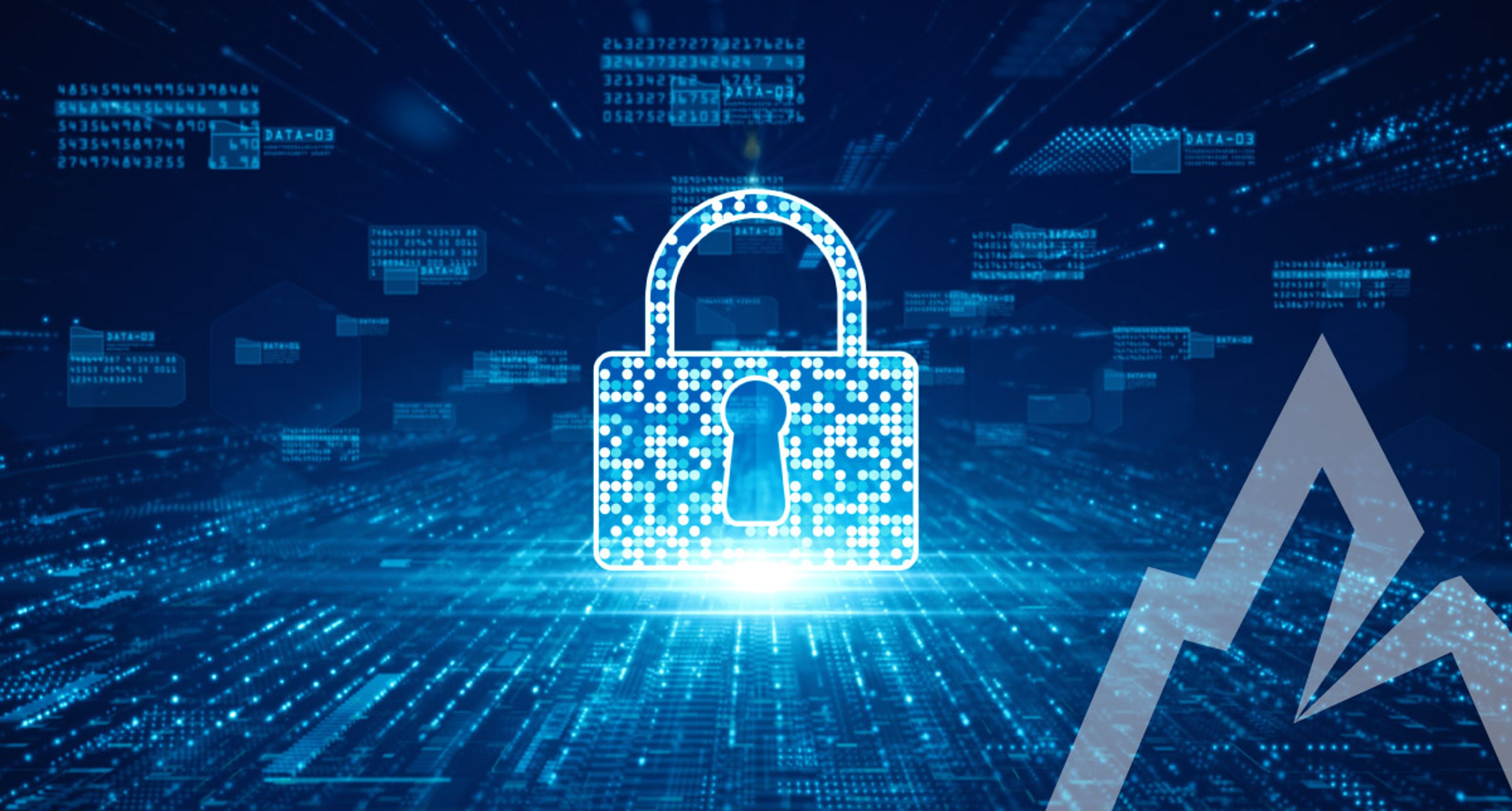A digital map with data nodes and national flags, symbolizing control over digital information across borders