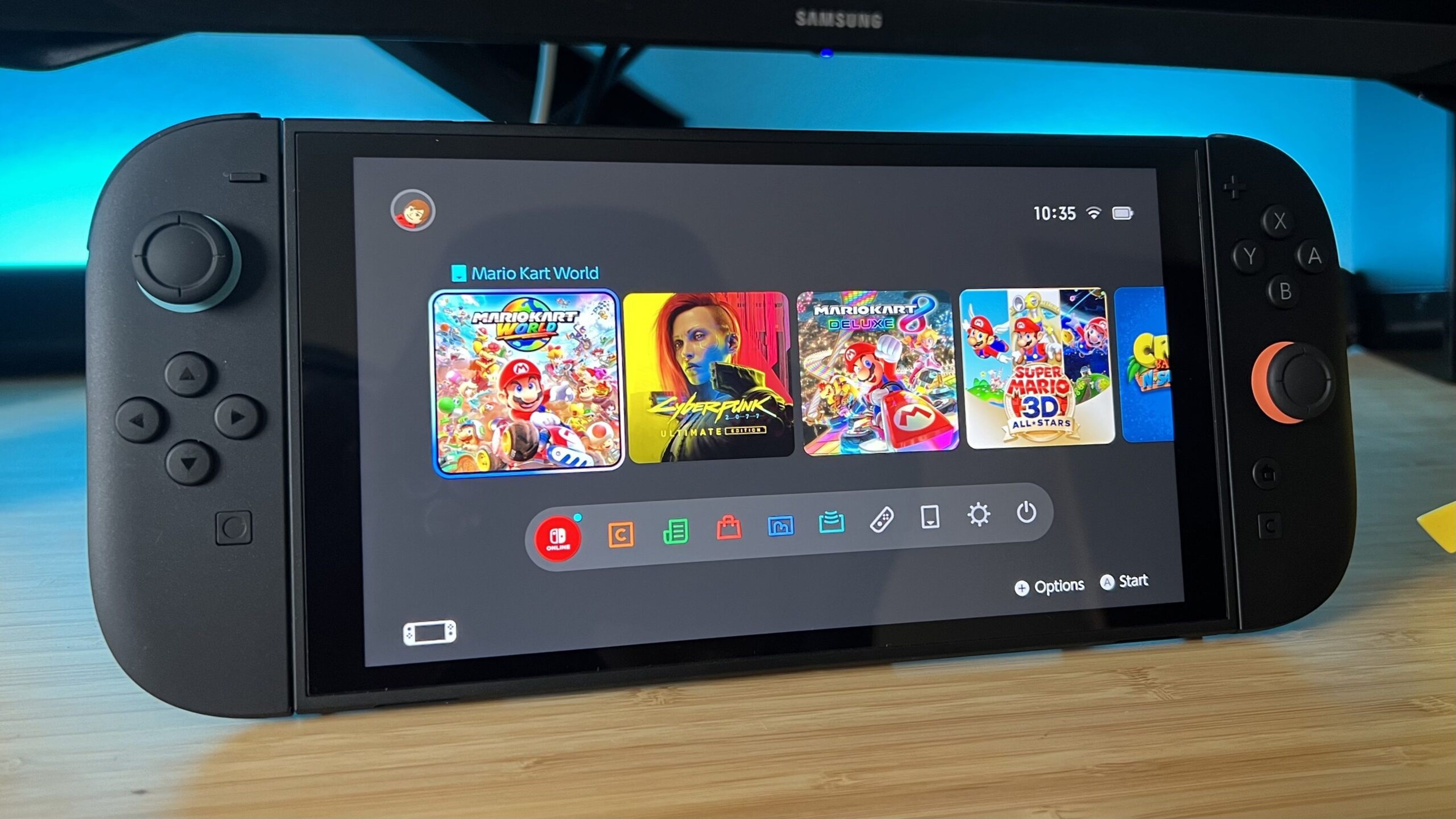 A side-by-side concept image of the original Nintendo Switch and the rumored Nintendo Switch 2, highlighting sleeker design and updated hardware.