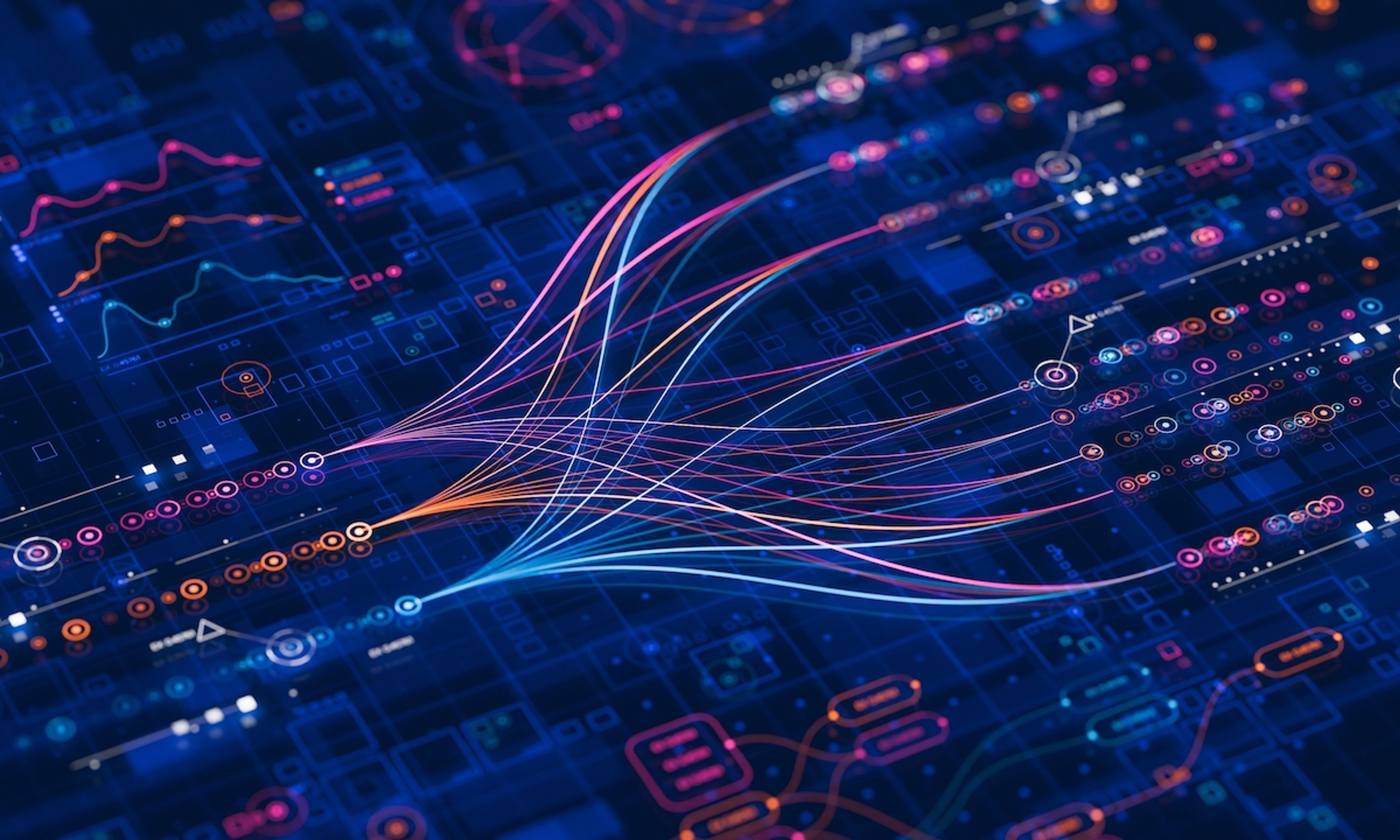 A conceptual image representing international tensions over digital taxation, showing US and Italian flags intertwined with tech icons and tax symbols.