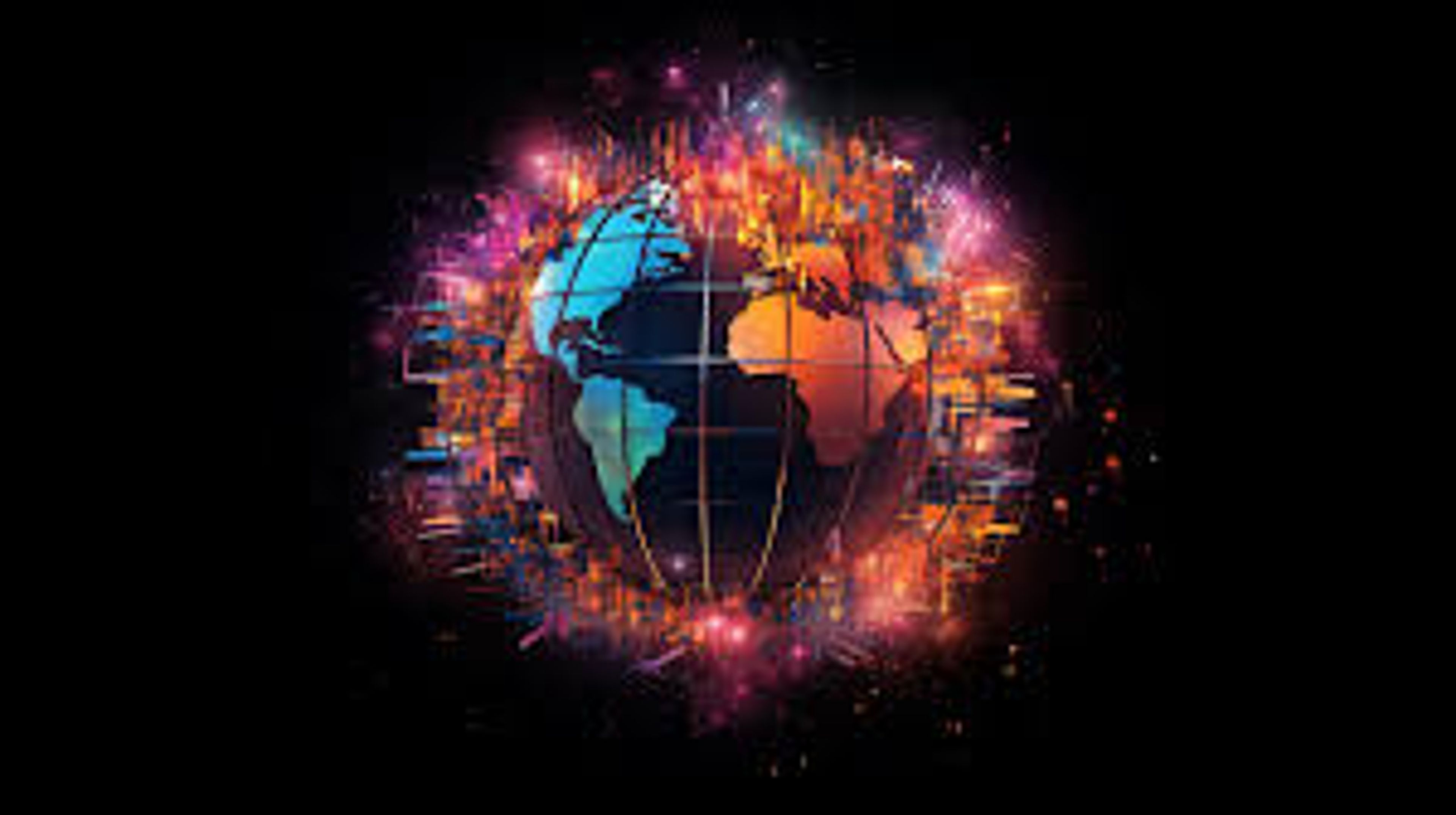 Futuristic visual of AI technologies integrating into various sectors, symbolizing the transformative impact of AI on the tech industry.