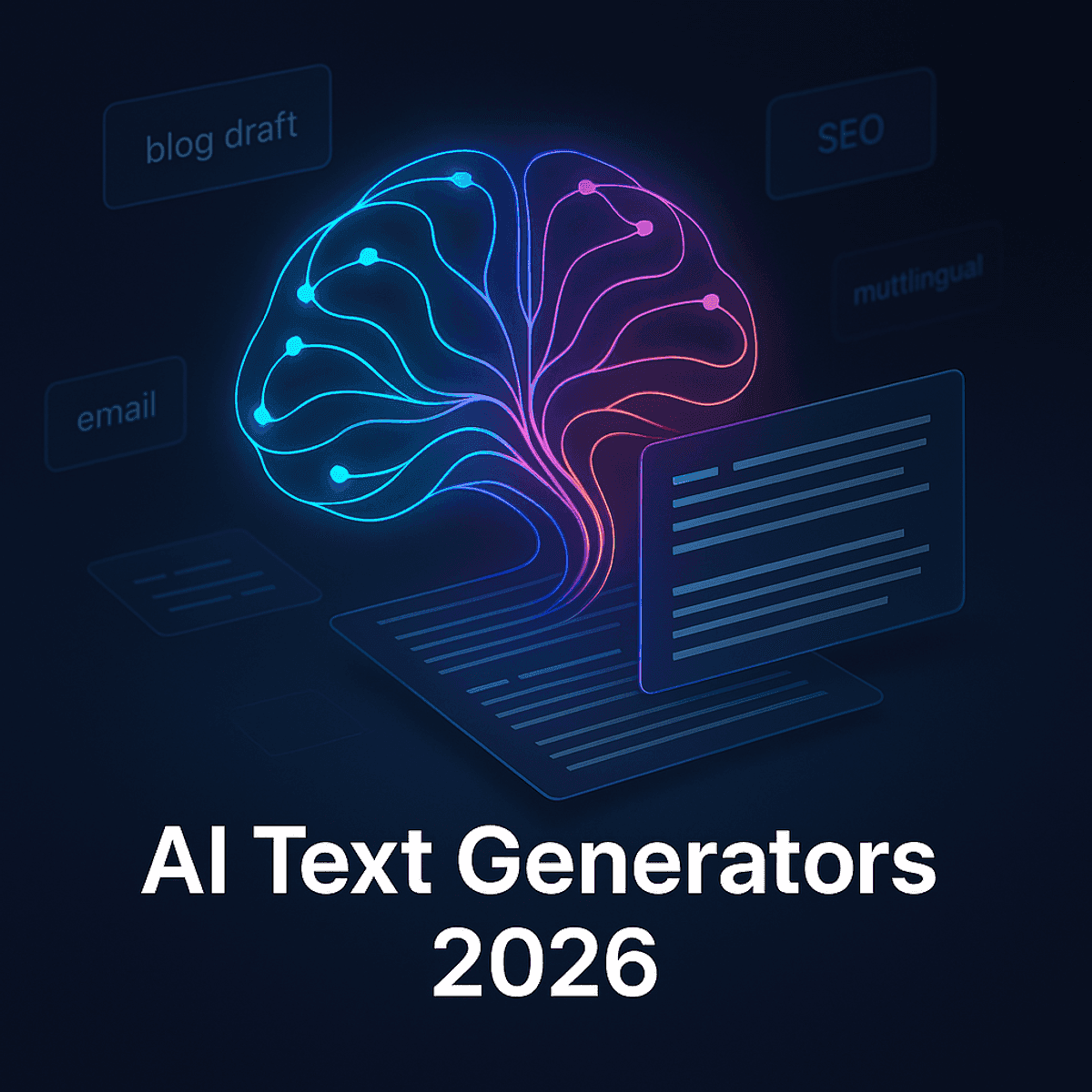 The Best AI Text Generators in 2026: A Comprehensive Guide to Top AI Content Writing Tools