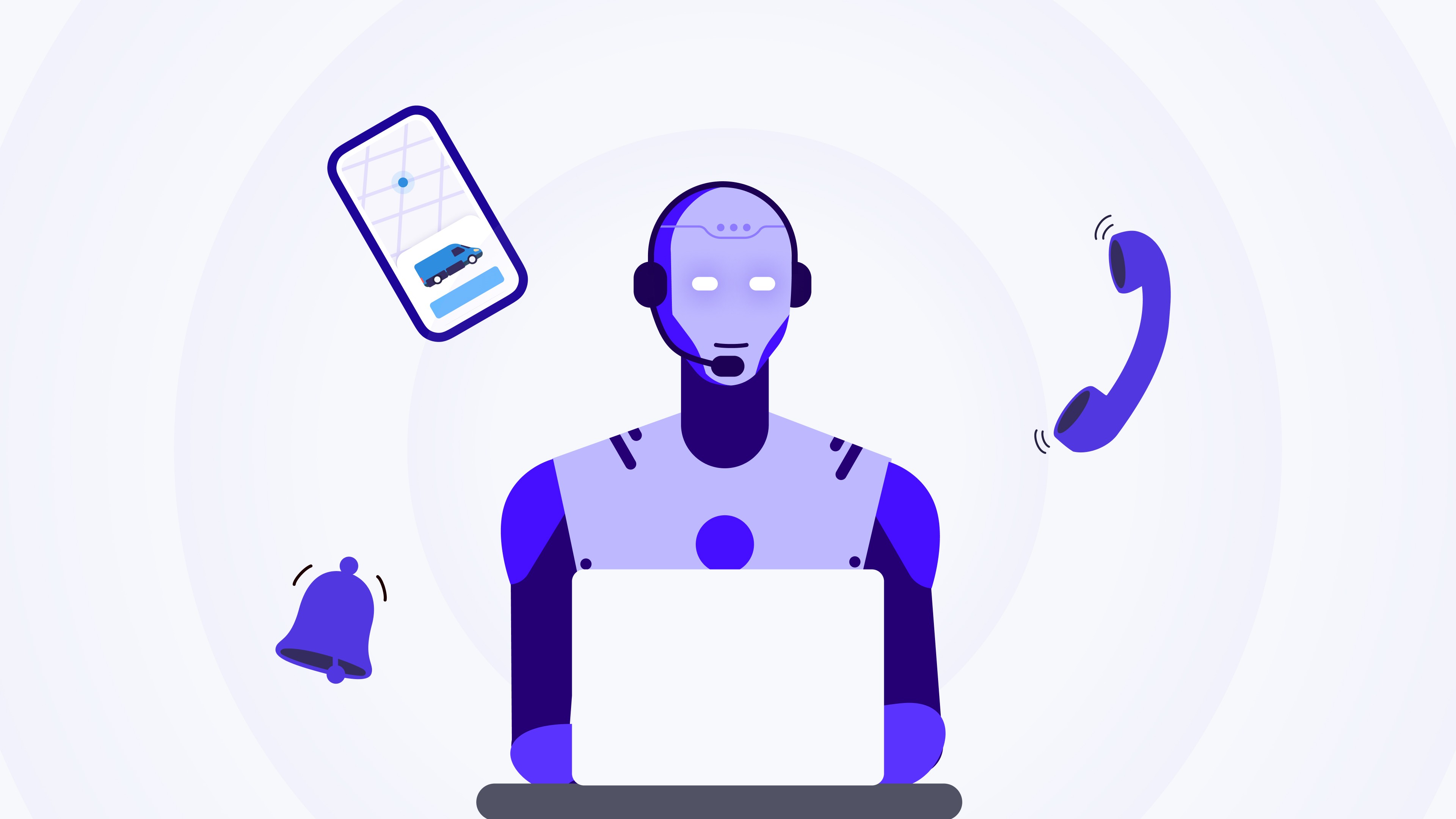 Ai call center handling communications and notifications via phone, text, website, etc