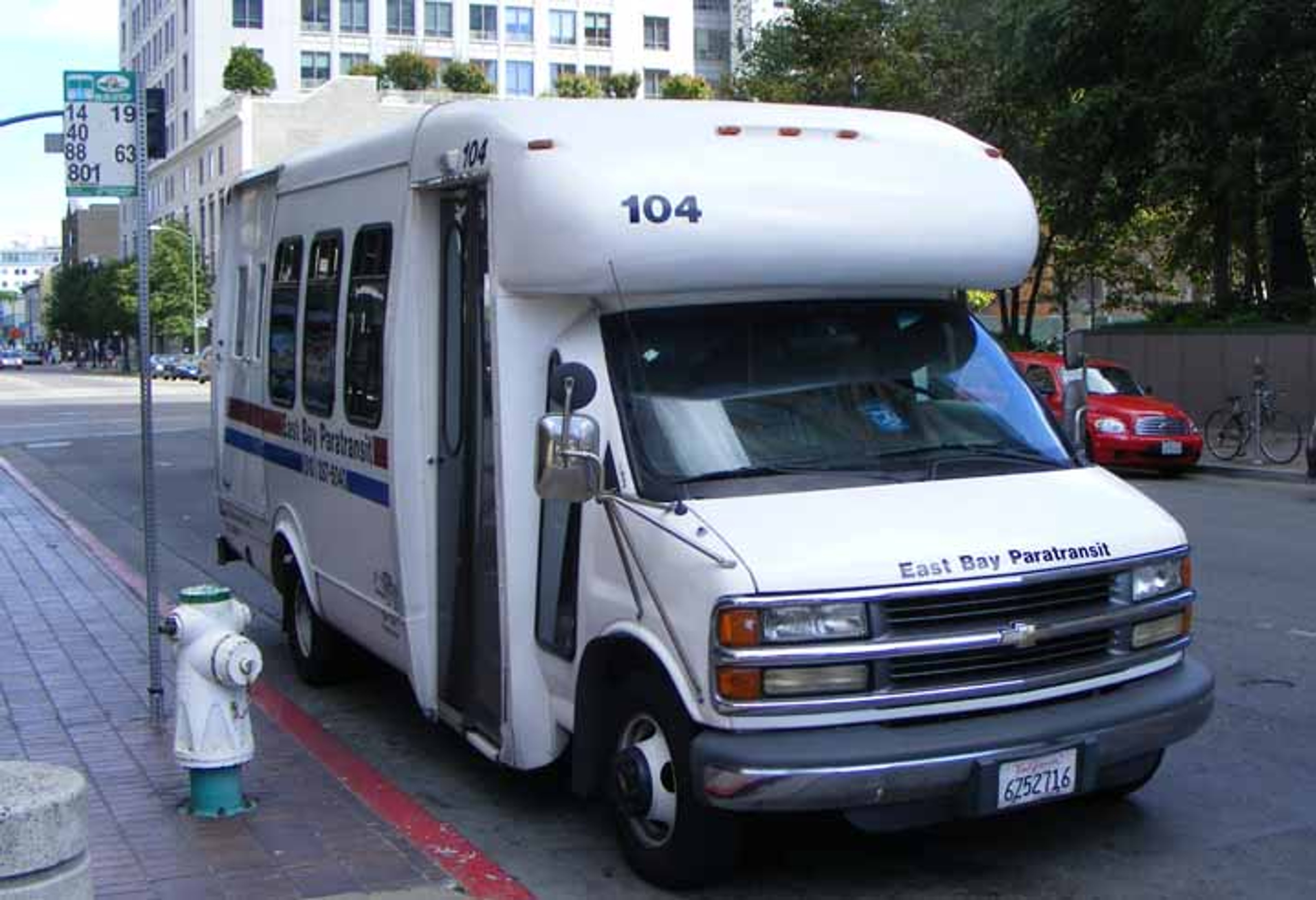 East Bay Paratransit Vehicle