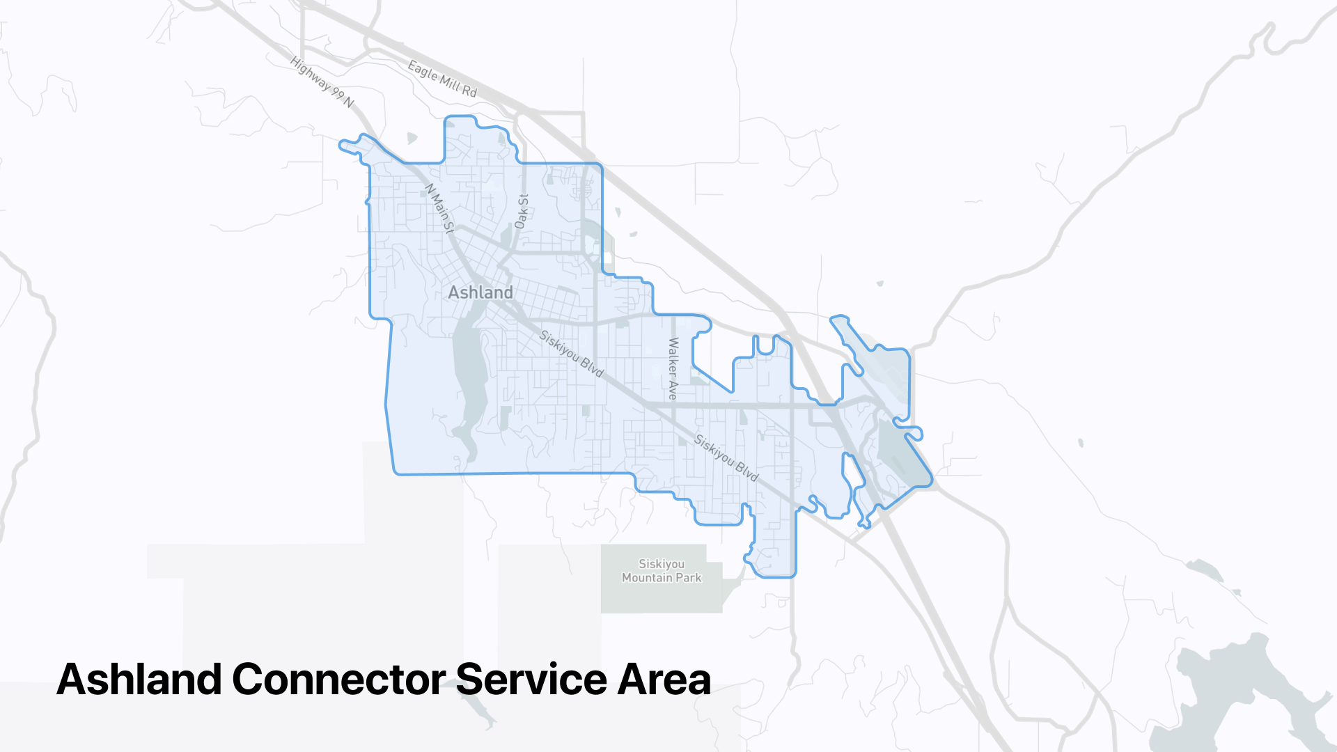 Ashland Connector Service Area