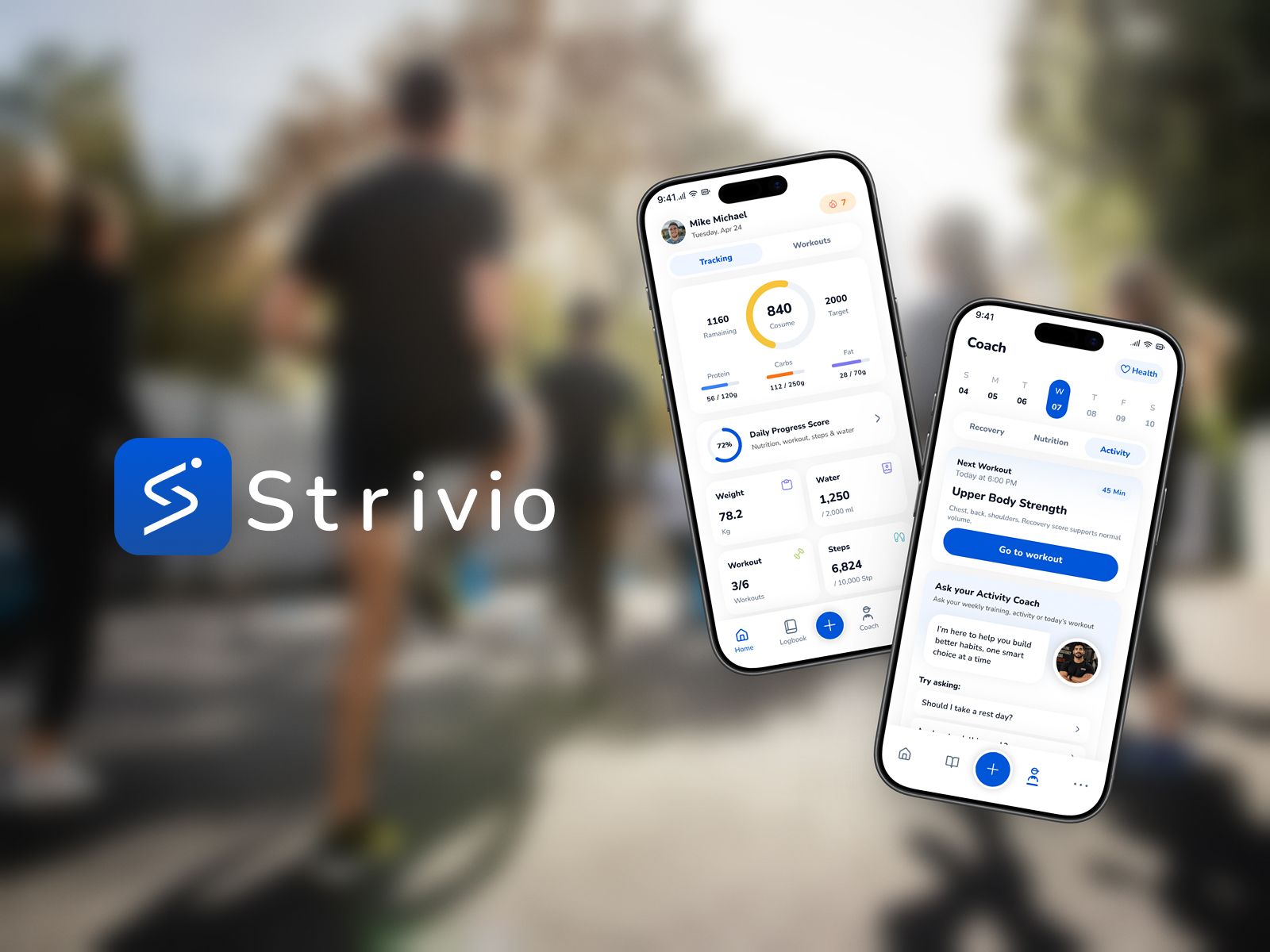 Strivio product screen