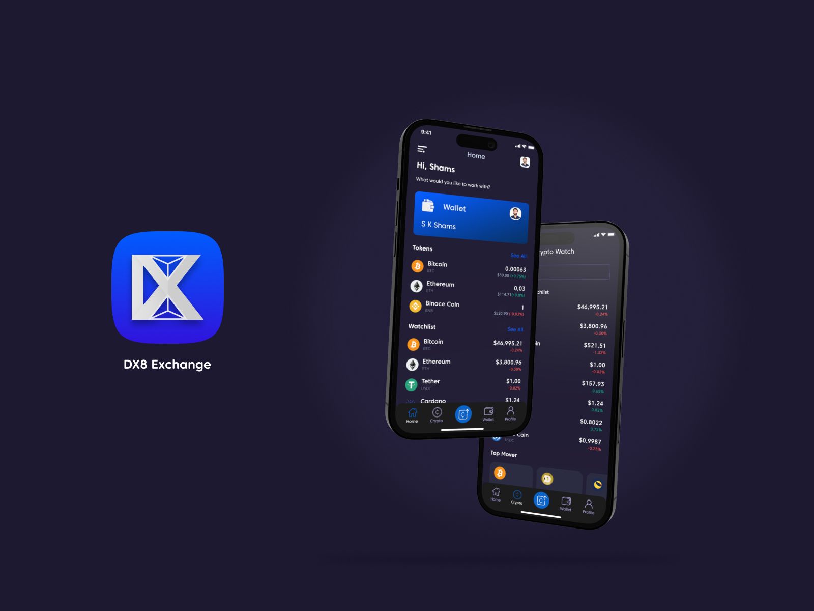 DX Exchange product screen
