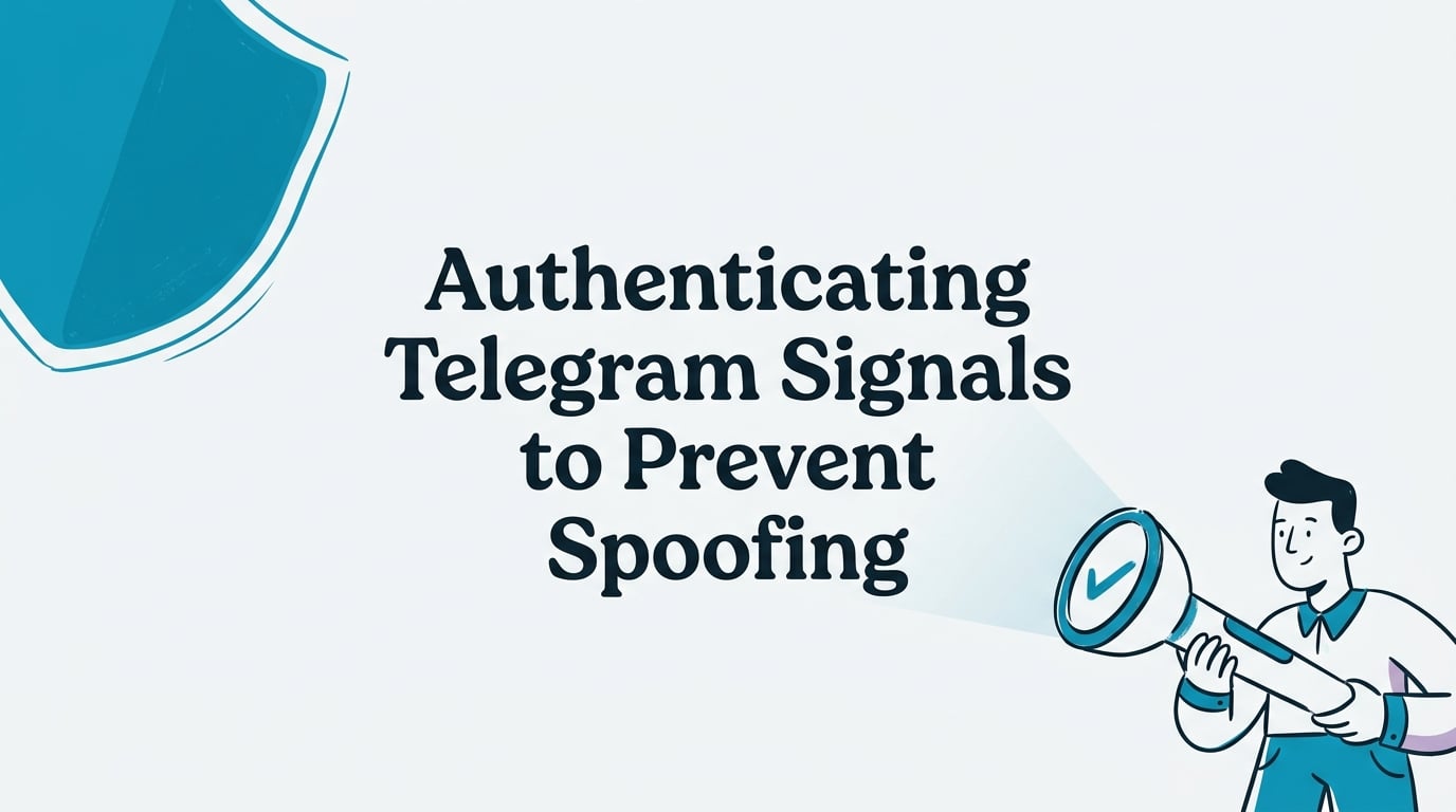 authenticating telegram signals to prevent spoofing